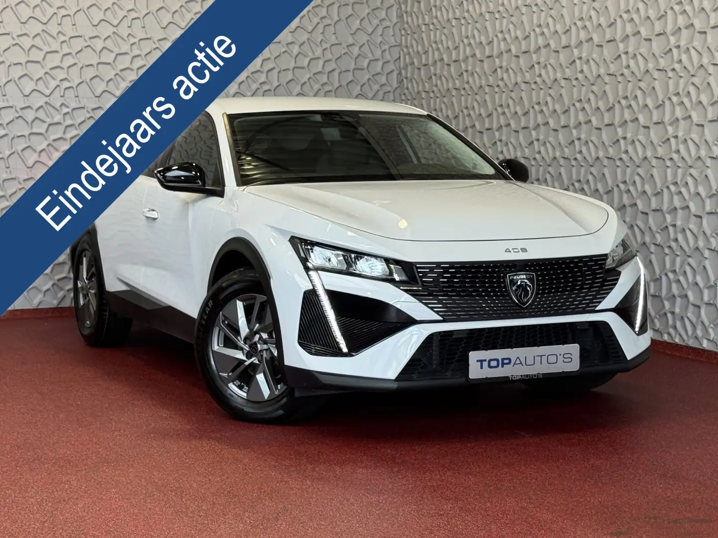 Peugeot 408 ALLURE 130 PK COMFORT XL.NAVI 180. CAMERA LED HALF Weiß - 1