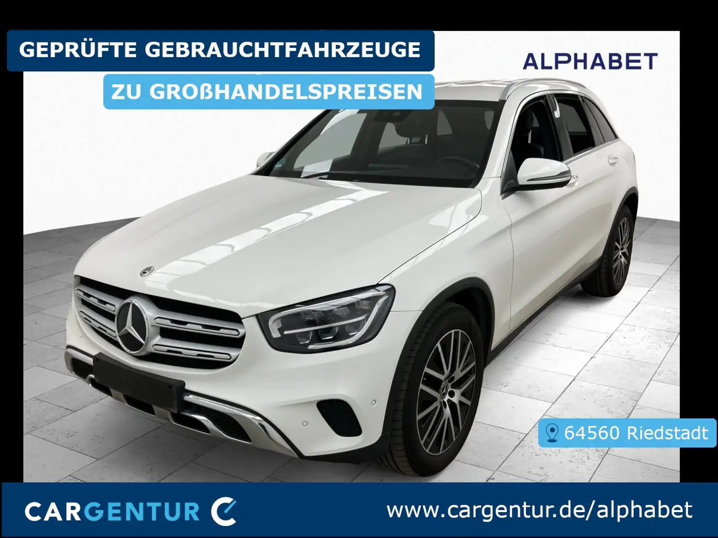 Mercedes-Benz GLC 220 d 4Matic AHK SpoSi ACC BLIS El.Heckkl. Weiß - 1