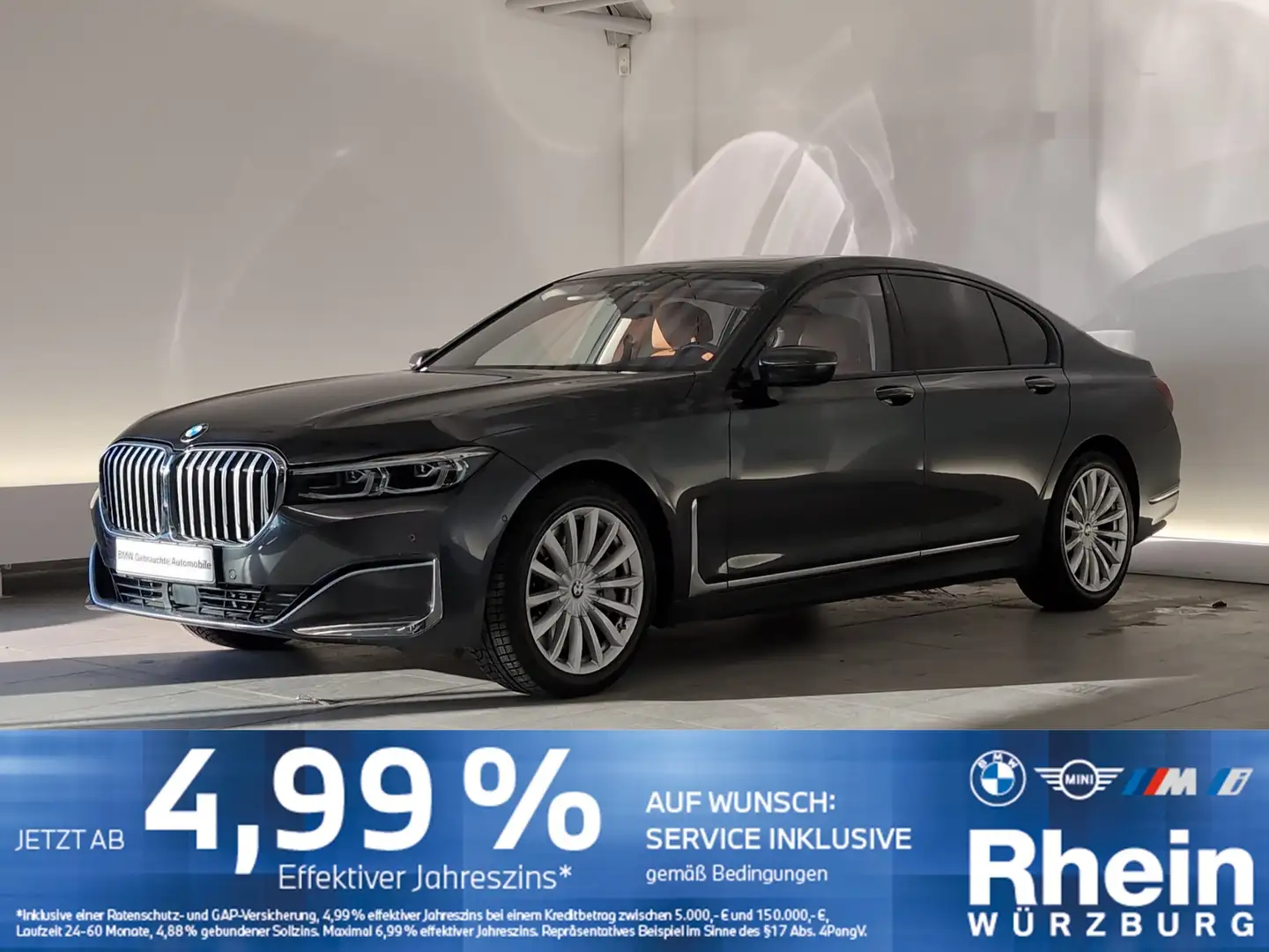 BMW 750 i xDrive Limousine Navi/LED/Glasdach/Standhz Navi/ Gris - 1