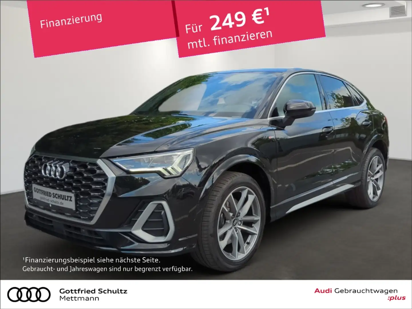Audi Q3 Sportback 45 TFSI quattro S line LED NAVI Noir - 1