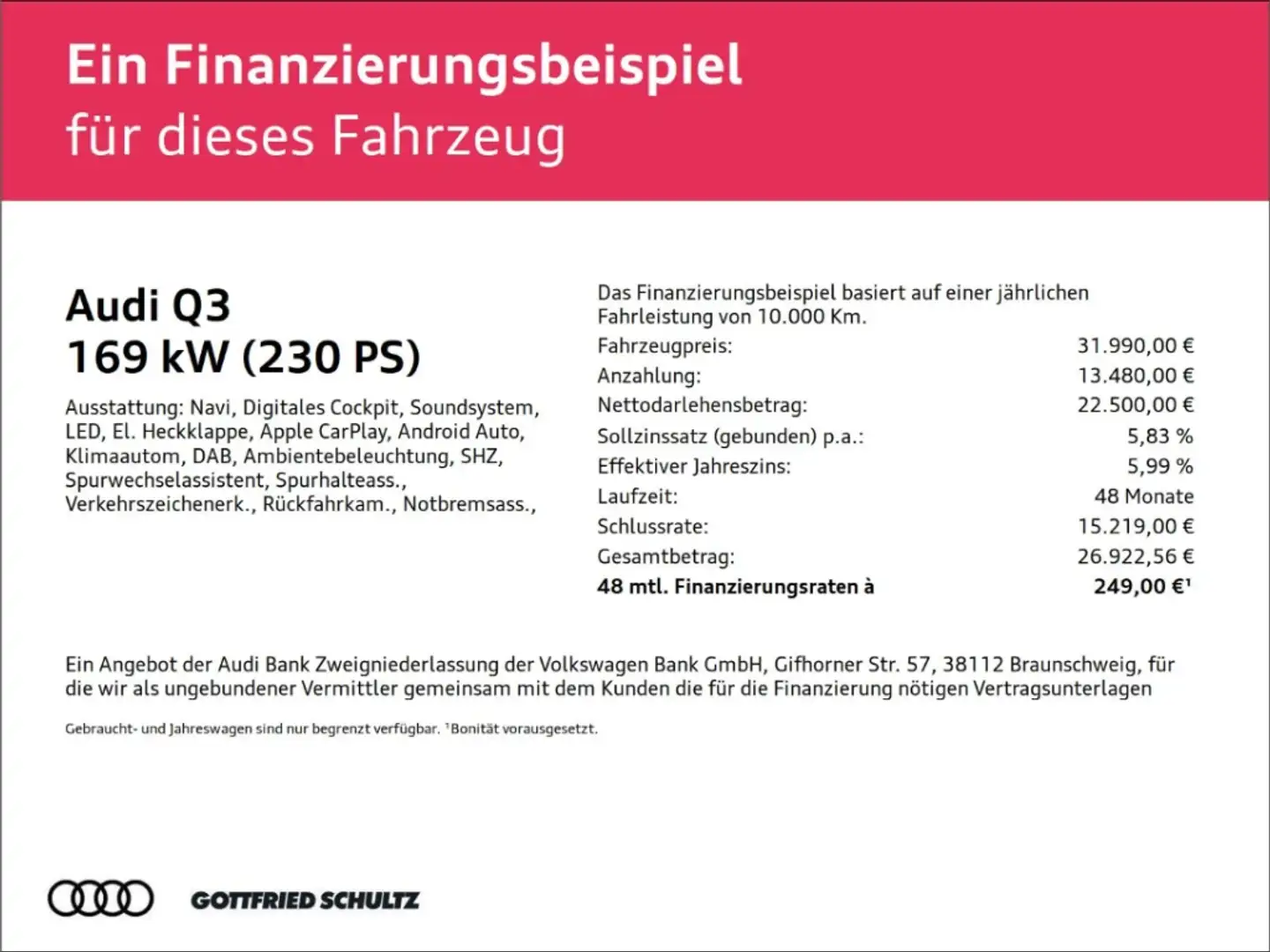 Audi Q3 Sportback 45 TFSI quattro S line LED NAVI Noir - 2