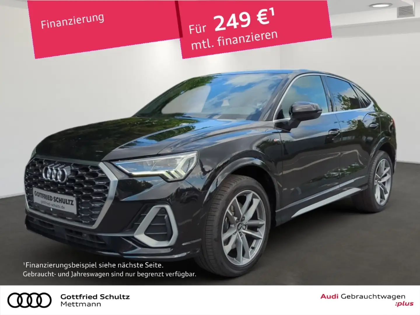 Audi Q3 Sportback 45 TFSI quattro S line LED NAVI Negro - 1
