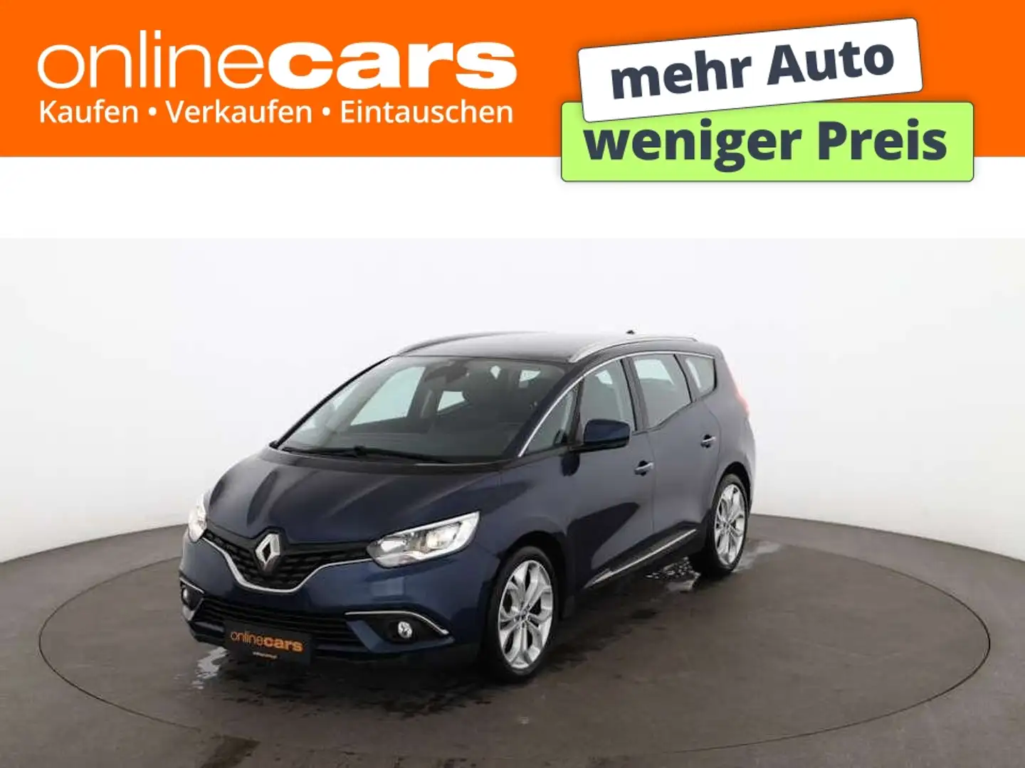 Renault Grand Scenic 1.7 BLUE dCi Intense NAVI R-CAM TEMP Blau - 1