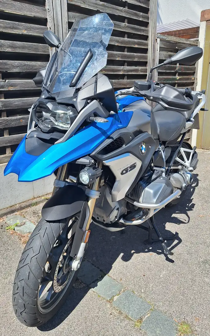 BMW R 1250 GS mit Navi VI, Zusatzscheinwerfer, Schutzbügel Albastru - 2