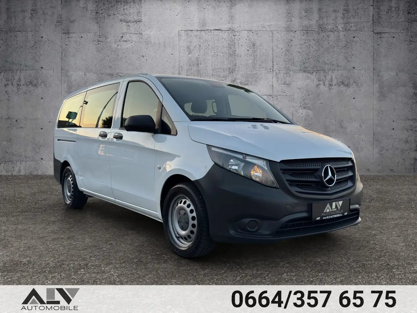 Mercedes-Benz Vito 116 CDI/BT Pro 4MATIC lang 9-Sitzer 1.Besitz Mwst. Blanc - 1
