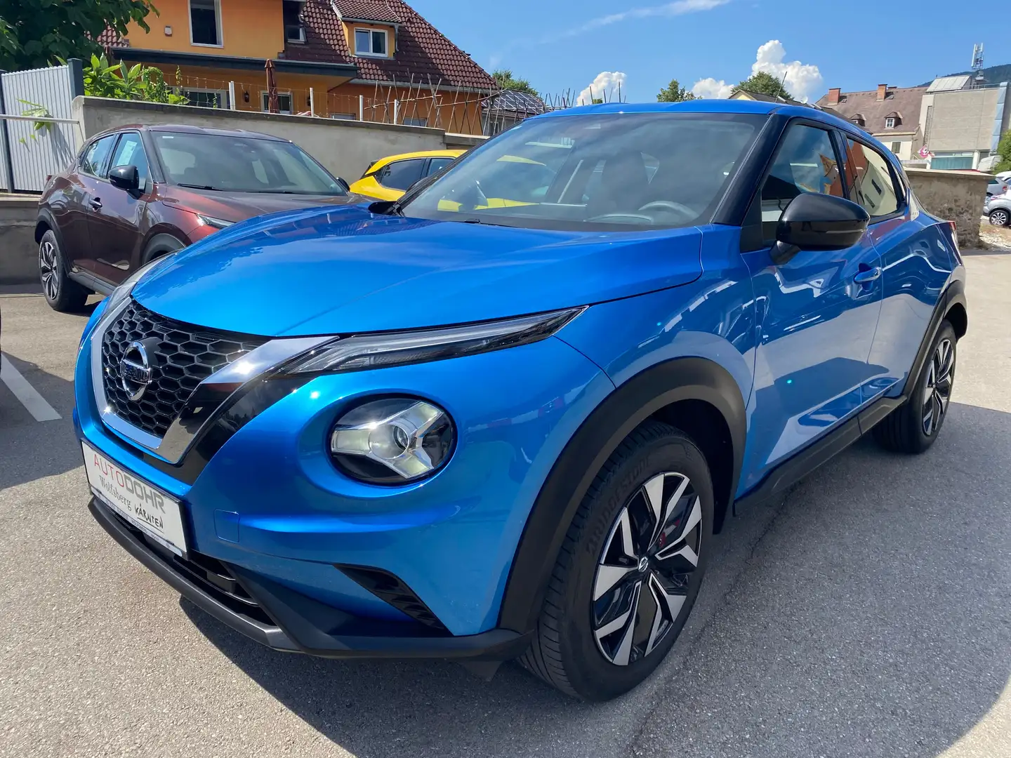 Nissan Juke 1,0 DIG-T Acenta Blau - 2