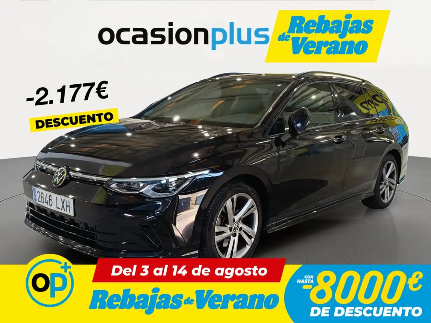 Volkswagen Golf Variant 2.0TDI R-Line DSG 110kW Negro - 1