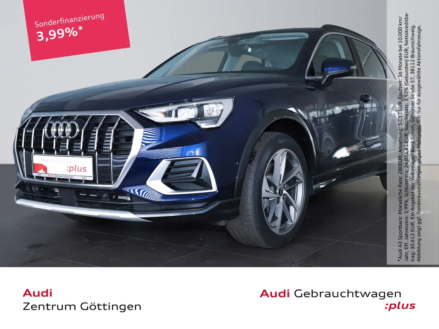 Audi Q3 40 TFSI qu. S tronic advanced +AHK+StHz.+ASG Azul - 1