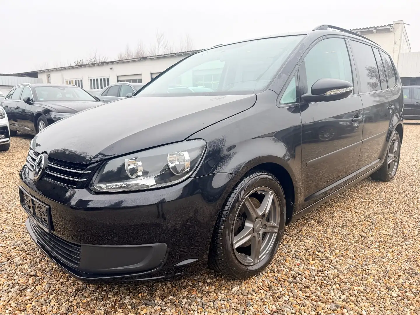 Volkswagen Touran TDI 7-SITZER*KLIMAAUTOMATIK*NAVI*ALU*EU5 Schwarz - 2