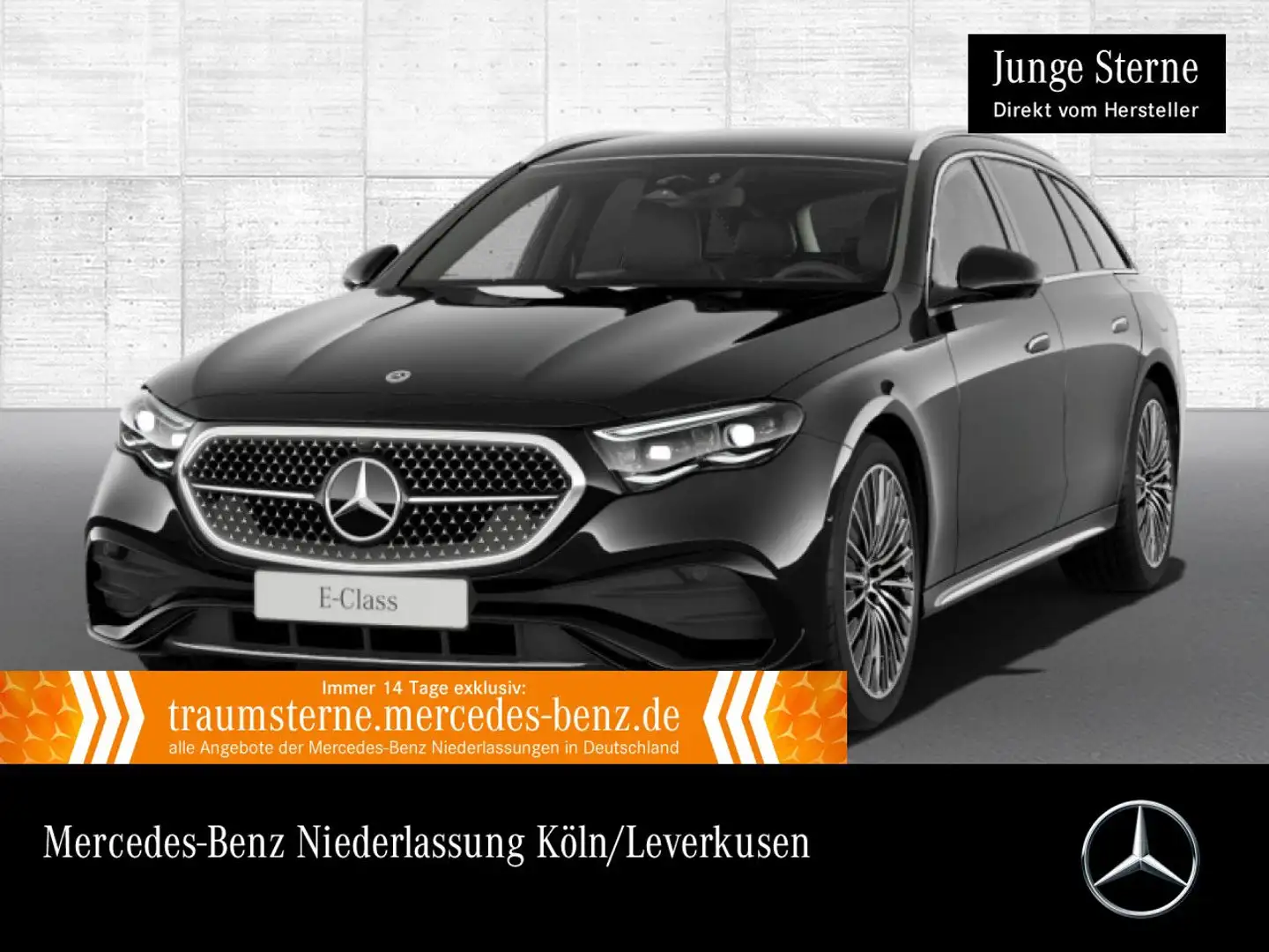 Mercedes-Benz E 300 e T AMG 360° Burmester Distr. AHK Totwinkel Schwarz - 1