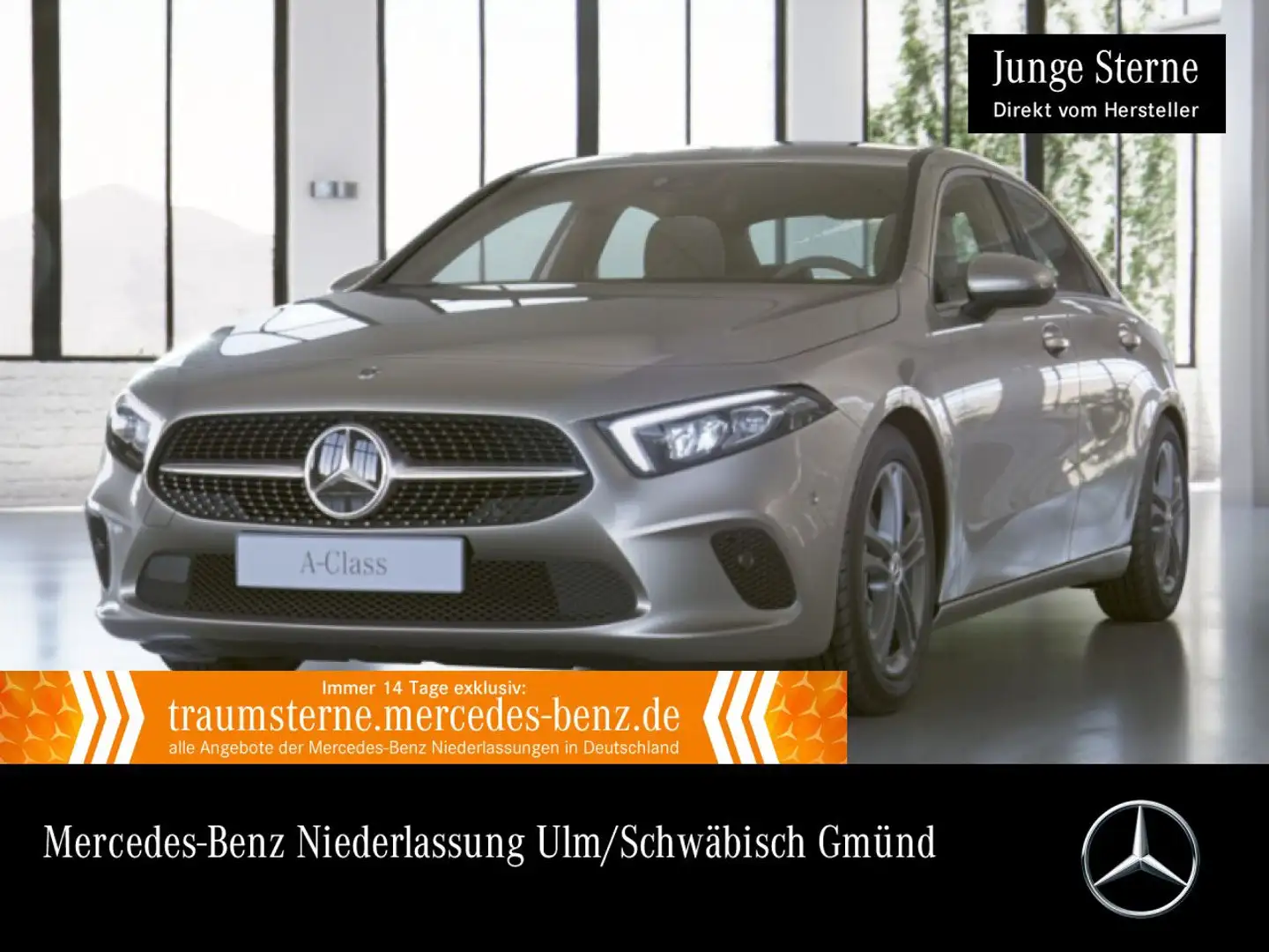 Mercedes-Benz A 180 Lim PROGRESSIVE+LED+KAMERA+TOTW+7G Silber - 1