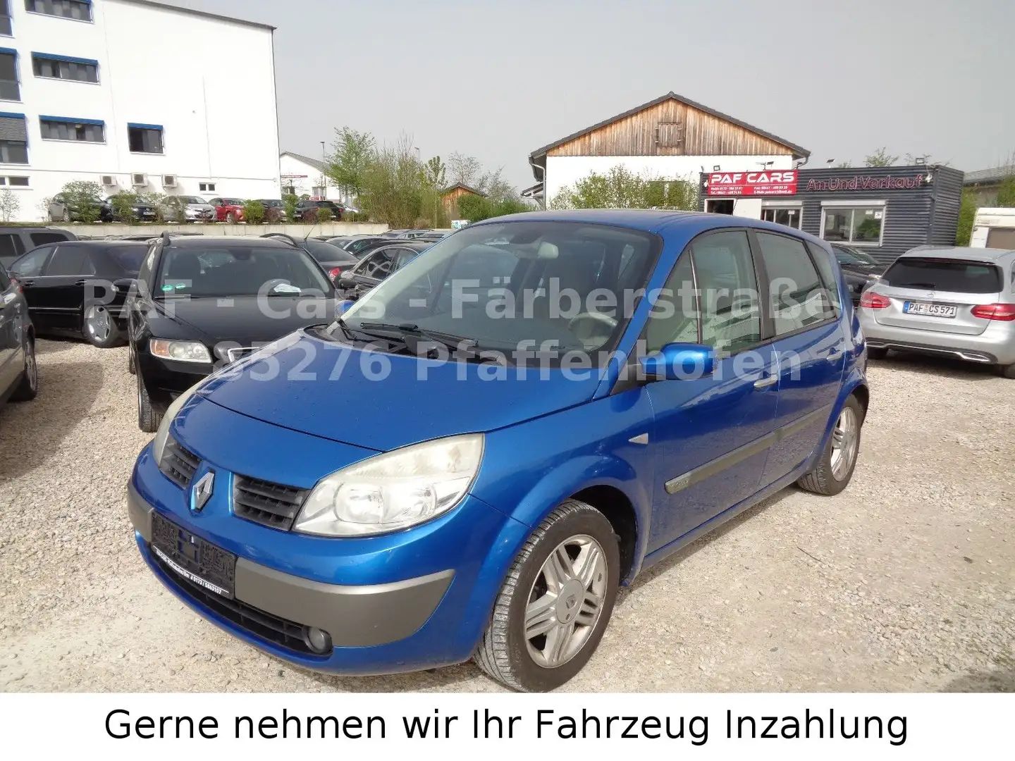 Renault Scenic II  1,6,Klima, Alu, Tüv 06/2025 Blau - 1