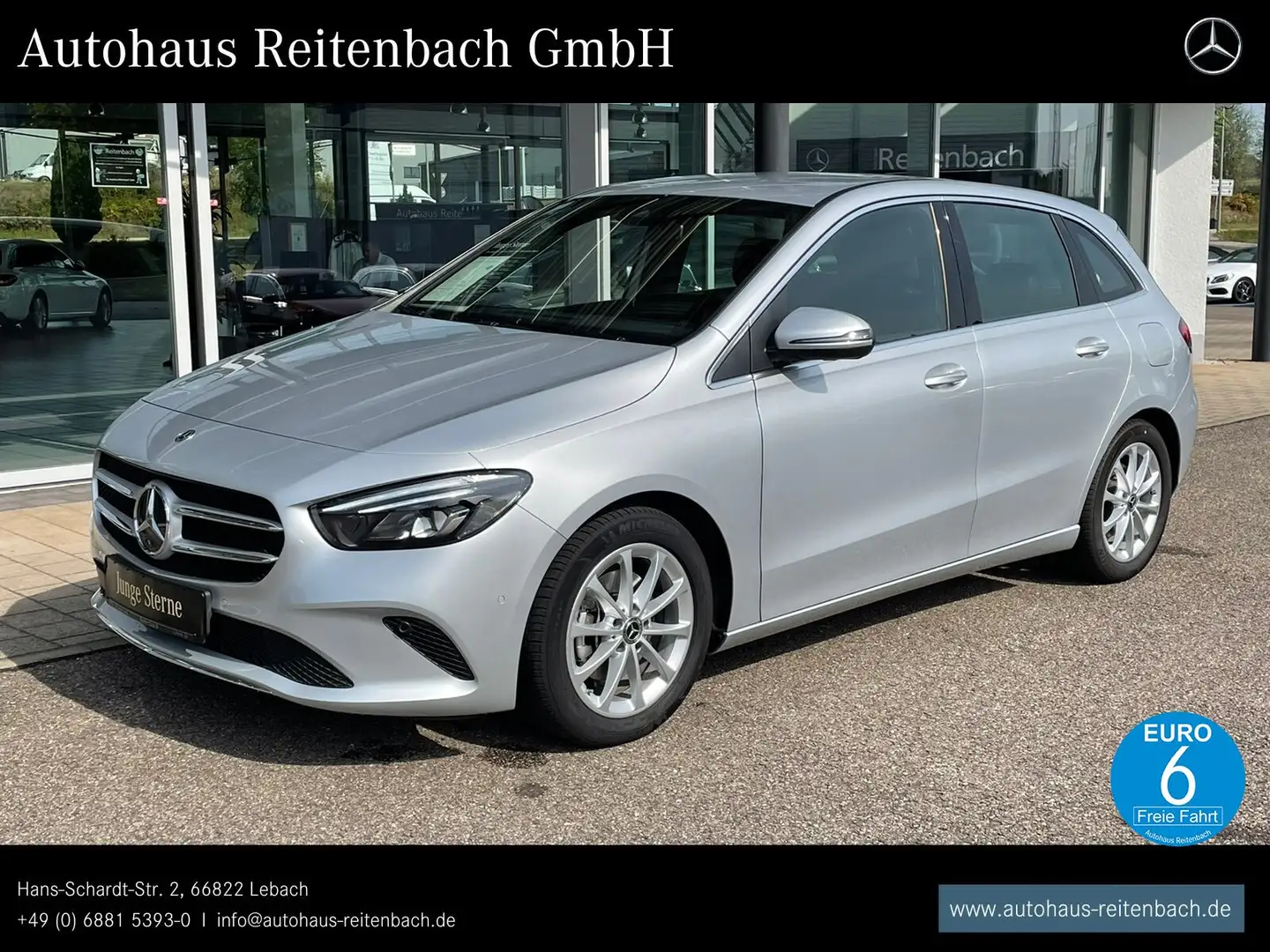 Mercedes-Benz B 200 B200 PROGRESSIVE+NAVI+LED SITZHZ+WIDE+PARKTRONIC Zilver - 1