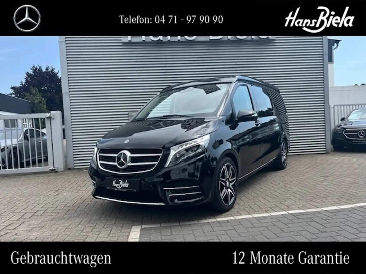Mercedes-Benz V 250 V 250 d Marco Polo Ed AMG/Küche/SHD/Com/ILS/360° Noir - 1