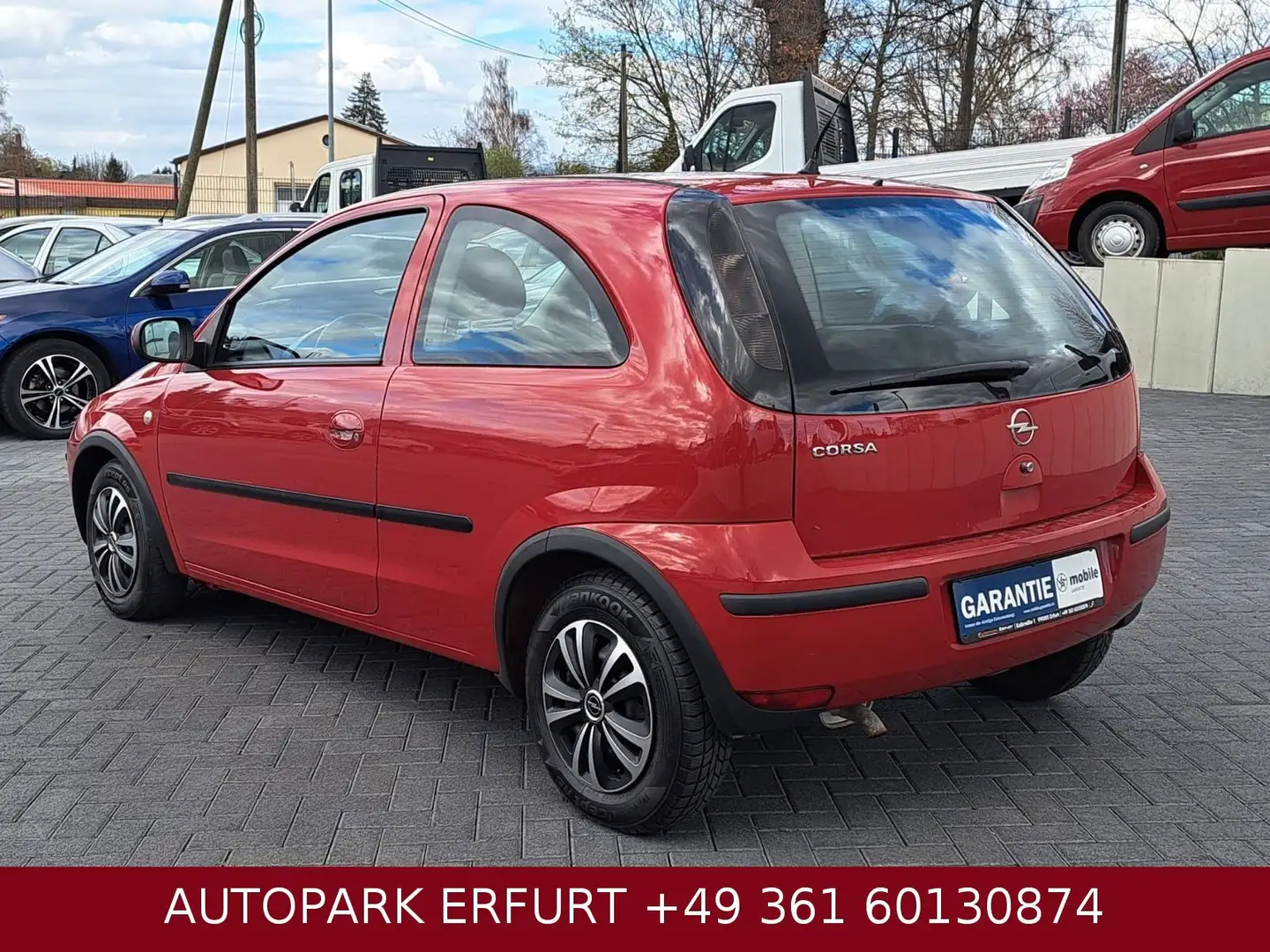 Opel Corsa C Enjoy mit Style-Paket*Klima*TÜV+SERV+GAR Rouge - 2