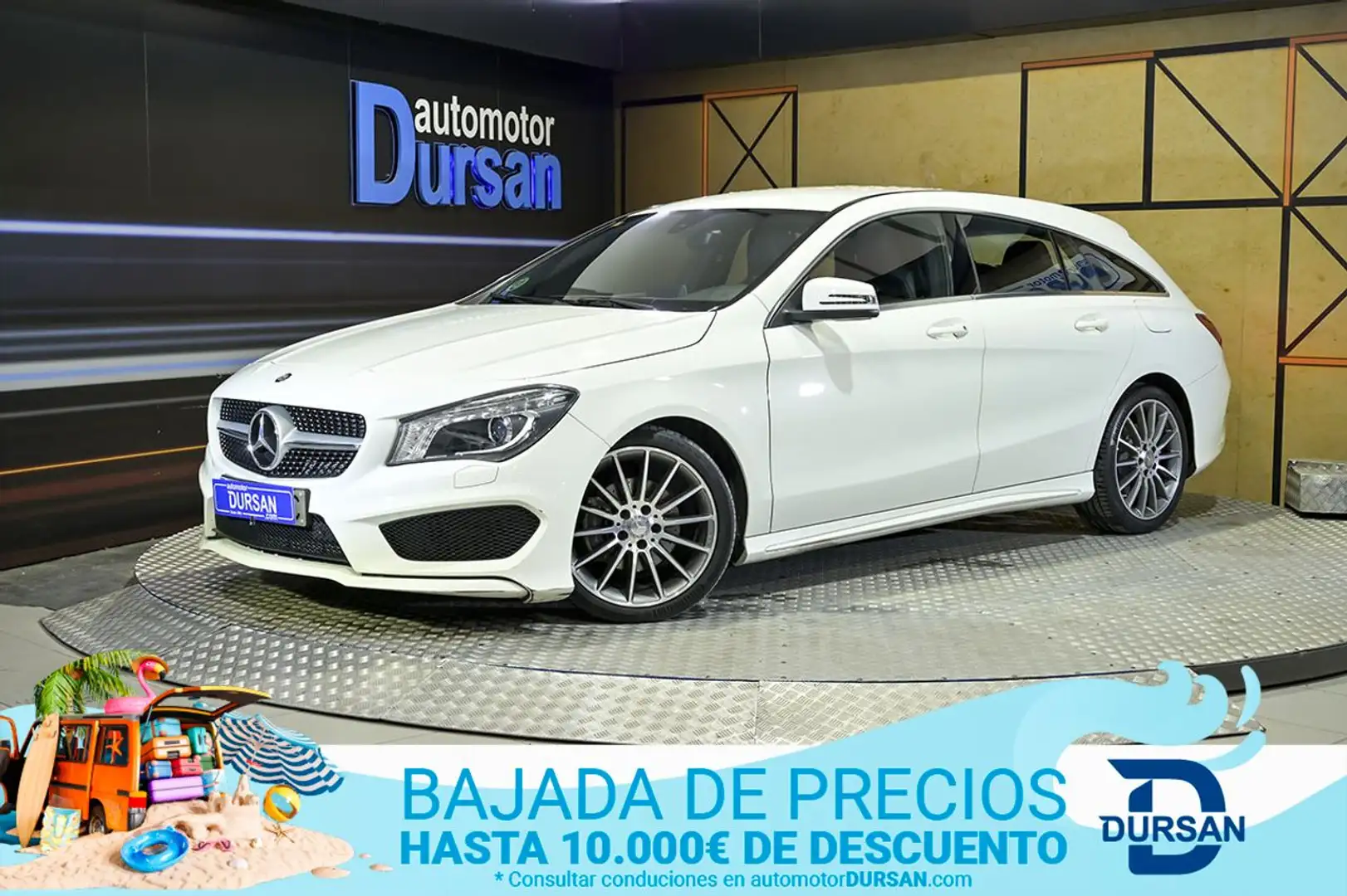 Mercedes-Benz CLA 200 Shooting Brake 200d AMG Line 7G-DCT Blanc - 1