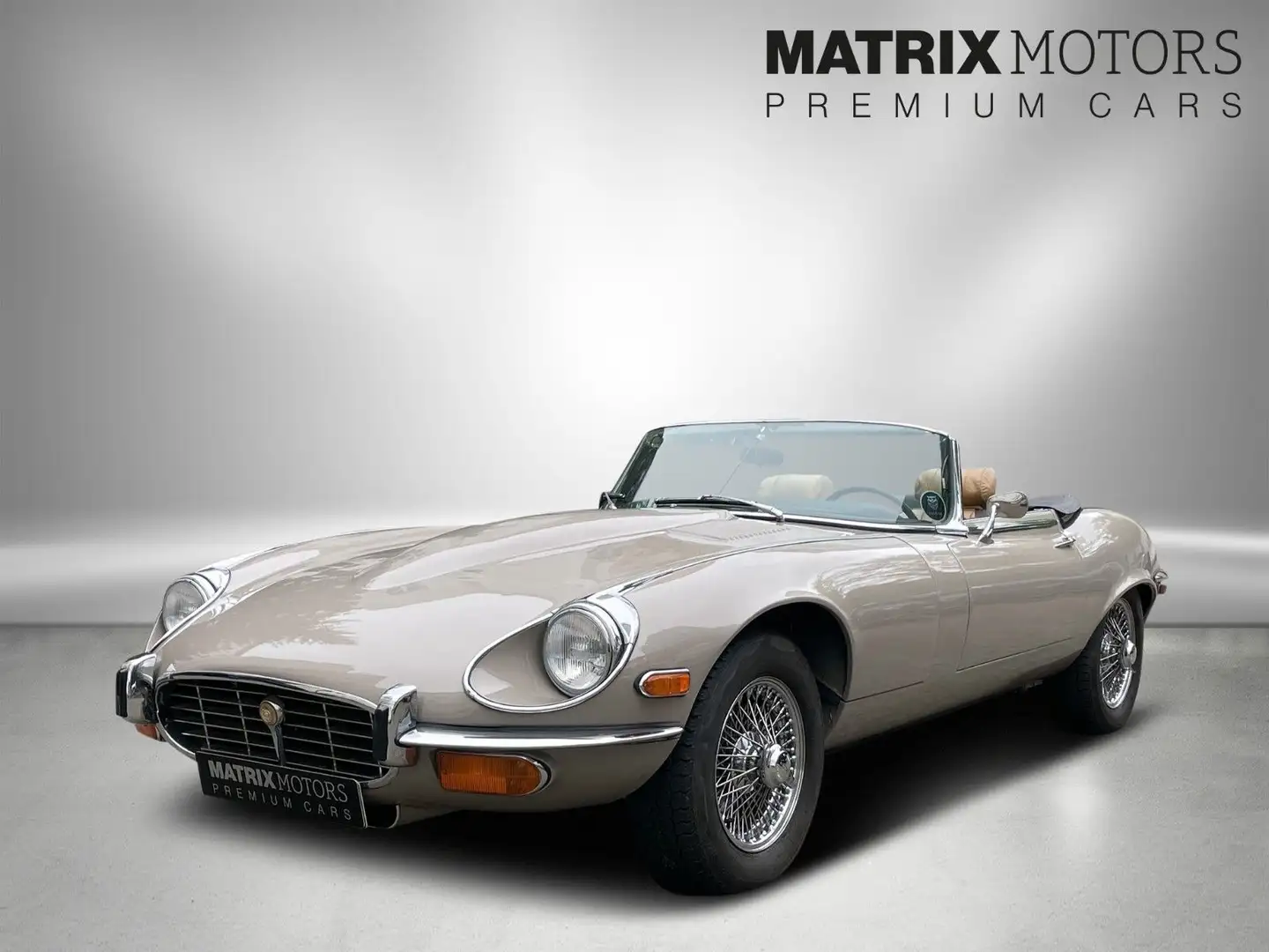 Jaguar E-Type V12 Roadster 5,3 Beige - 1