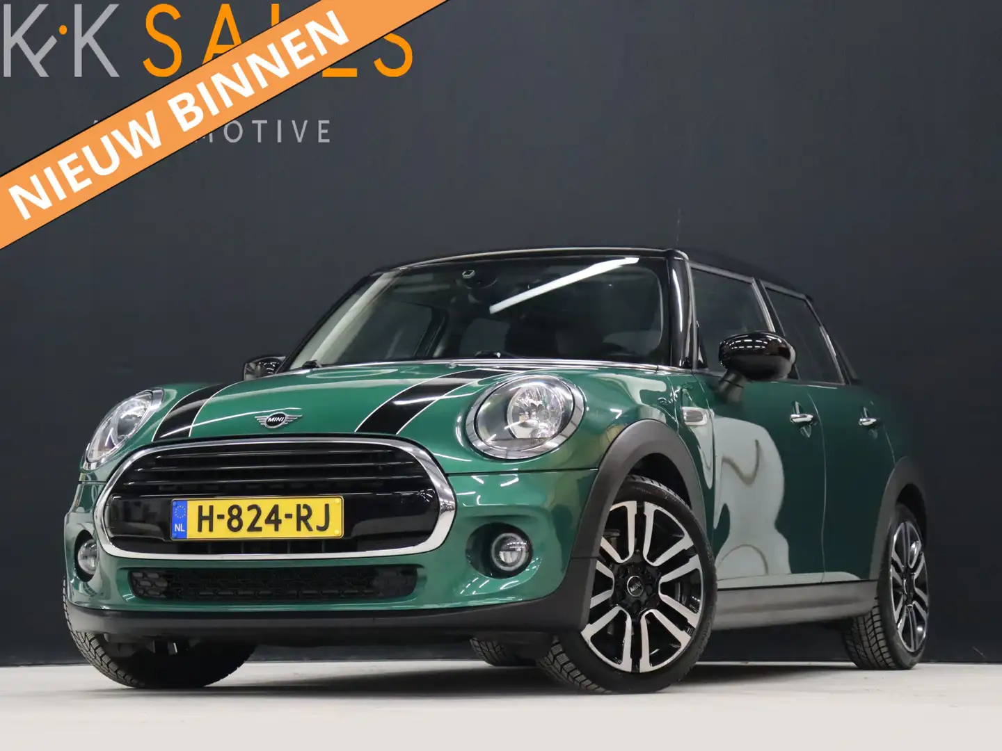 MINI Cooper Mini 1.5 Pepper [APPLE CARPLAY, SFEERVERLICHTING, Zöld - 1