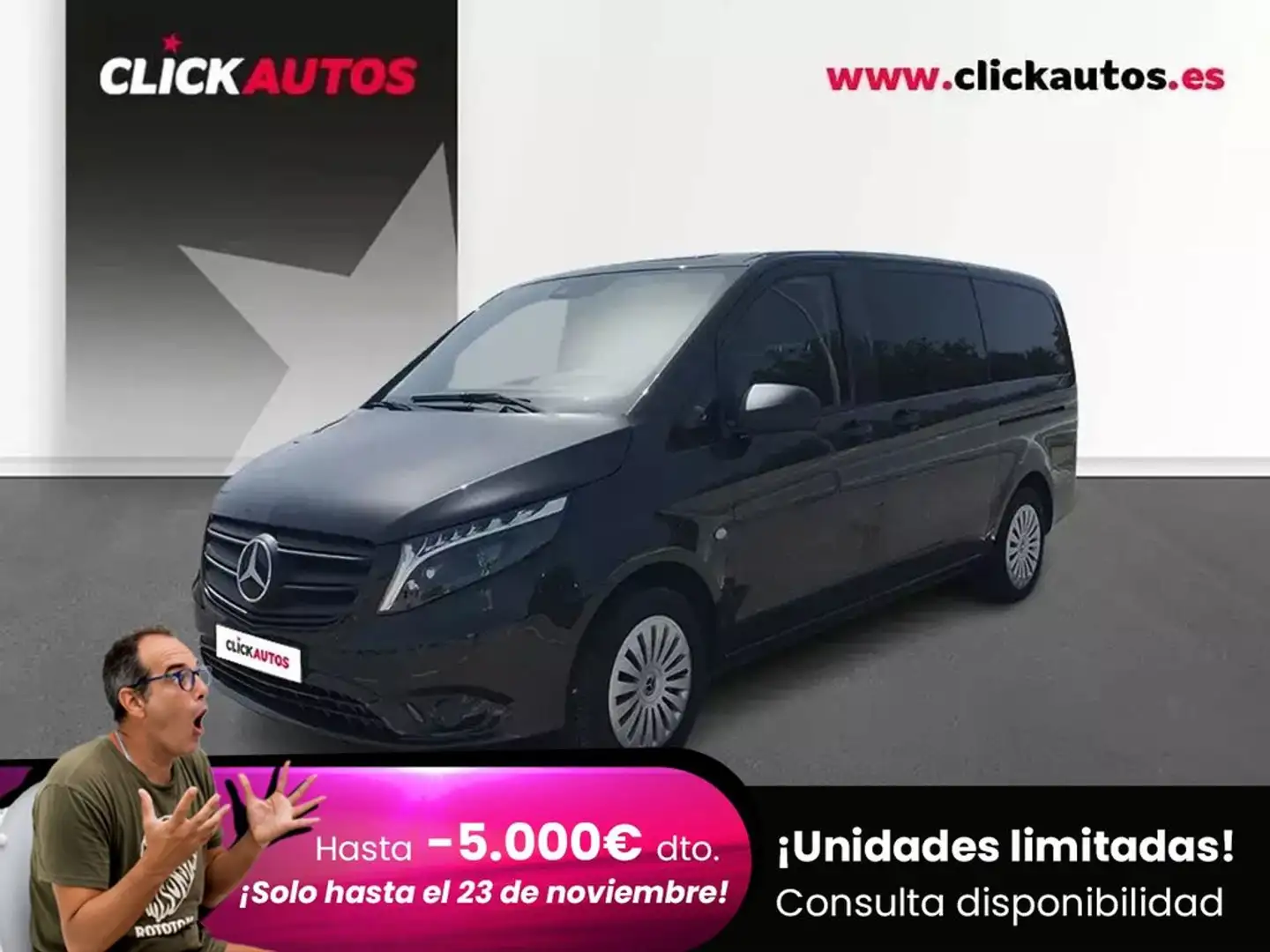 Mercedes-Benz Vito 2.0 CDI 163CV Tourer Pro Larga Autom. Gris - 1