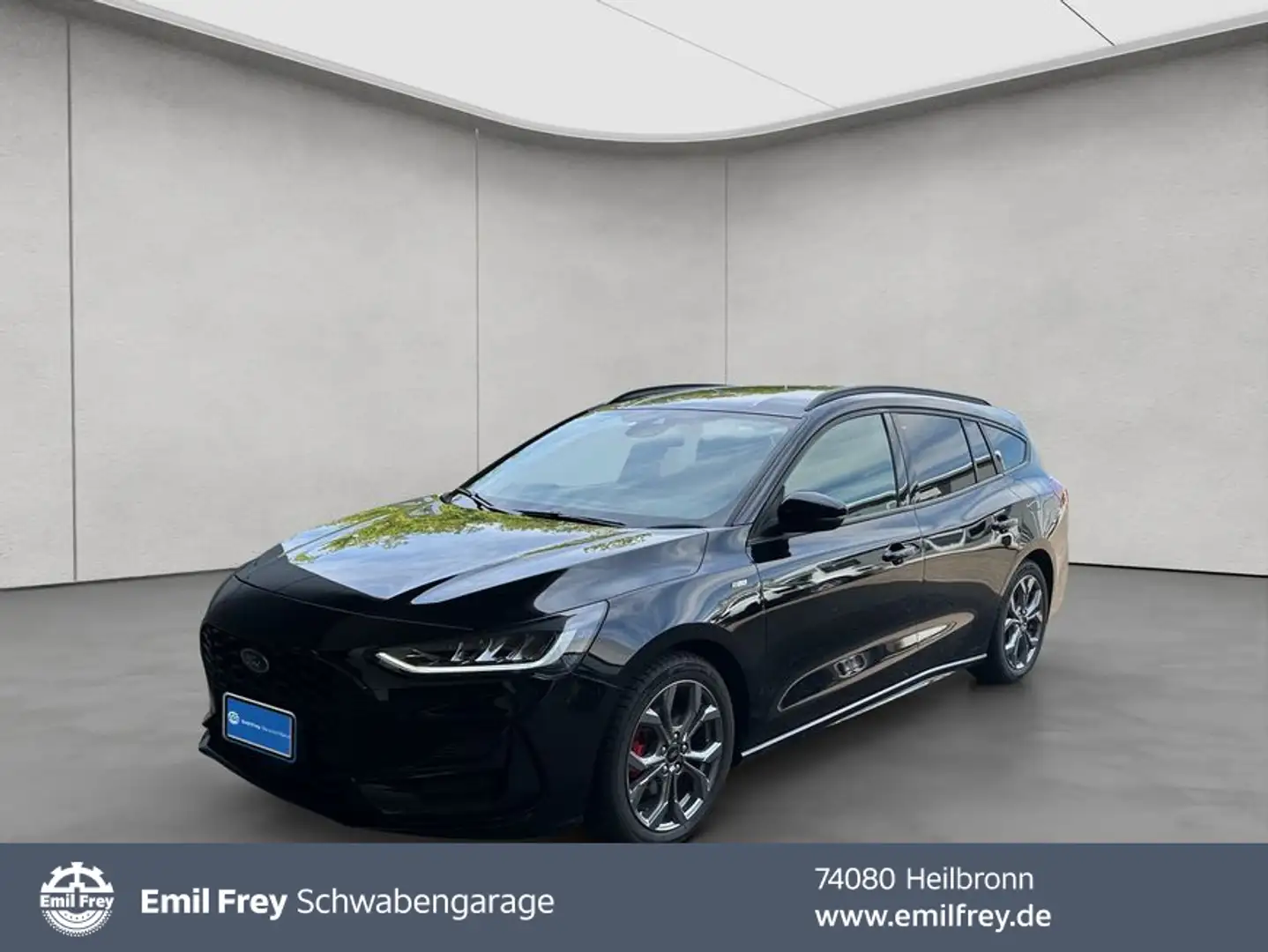 Ford Focus Turnier 1.0 EcoBoost Hybrid Aut. ST-LINE Zwart - 1