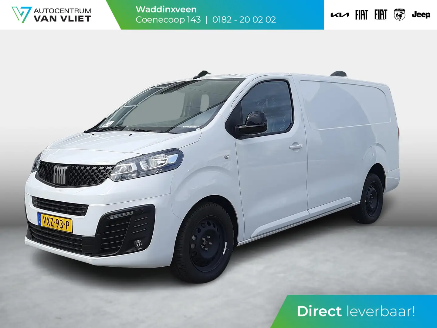 Fiat Scudo 2.0 Diesel 145pk L3 | Airco | Cruise | 3-Zitplaats Wit - 1
