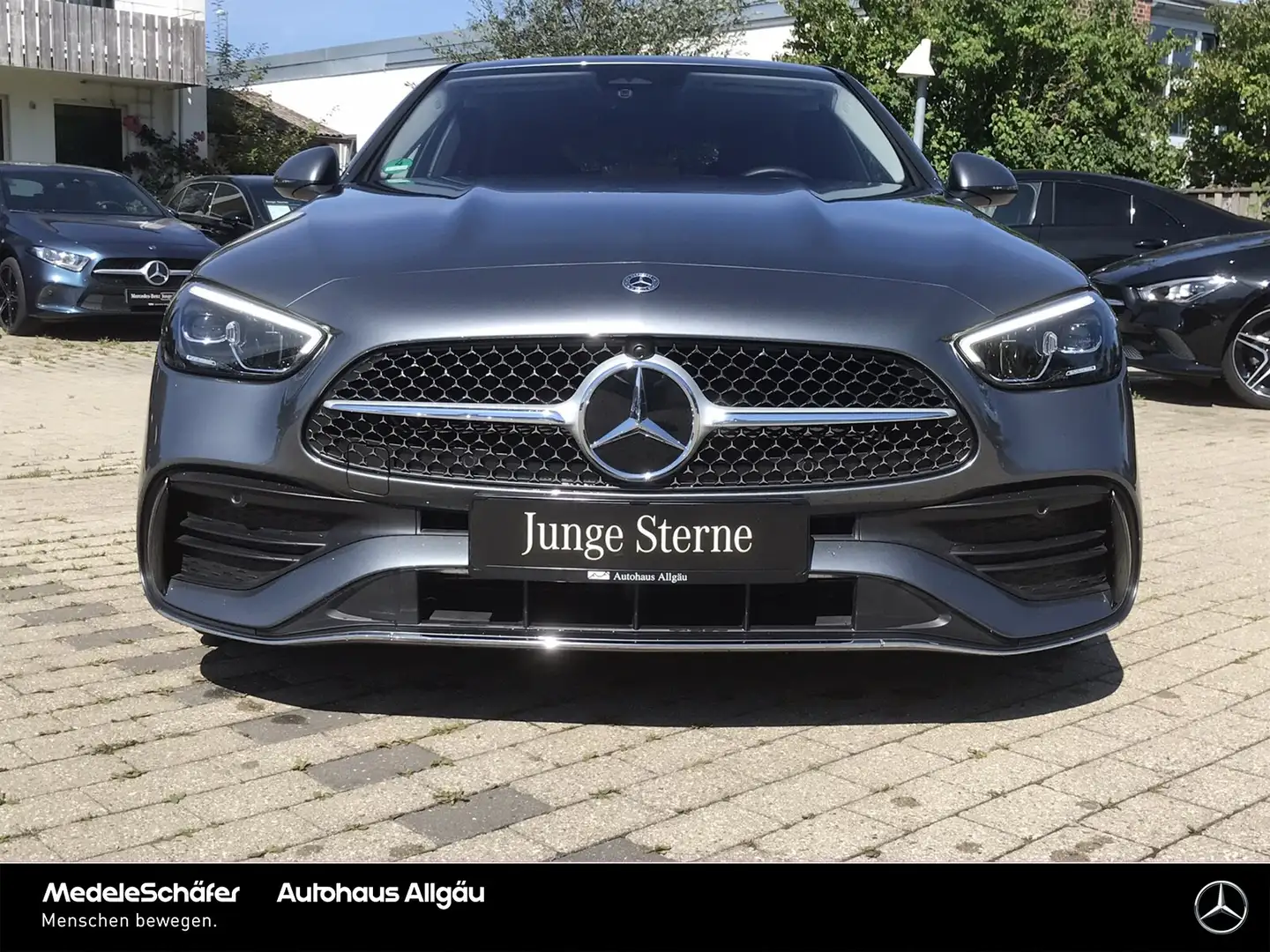 Mercedes-Benz C 300 C 300 d 4M AMG AHK Mem Distr Ambi Sound AMG Line Grau - 2