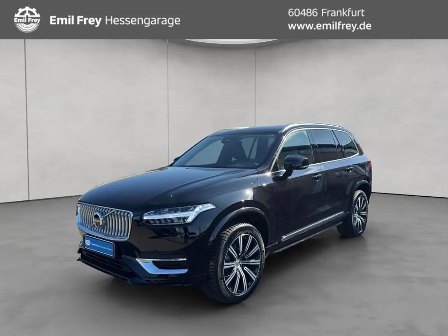 Volvo XC90 XC90 B5 AWD Plus-Bright 7S Glasd Standh 360° AHK Schwarz - 1