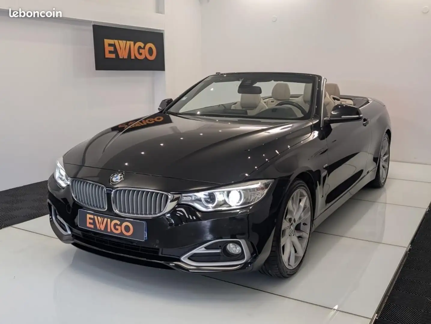 BMW 420 CABRIOLET 420dA 184ch MODERN BVA8 Noir - 1
