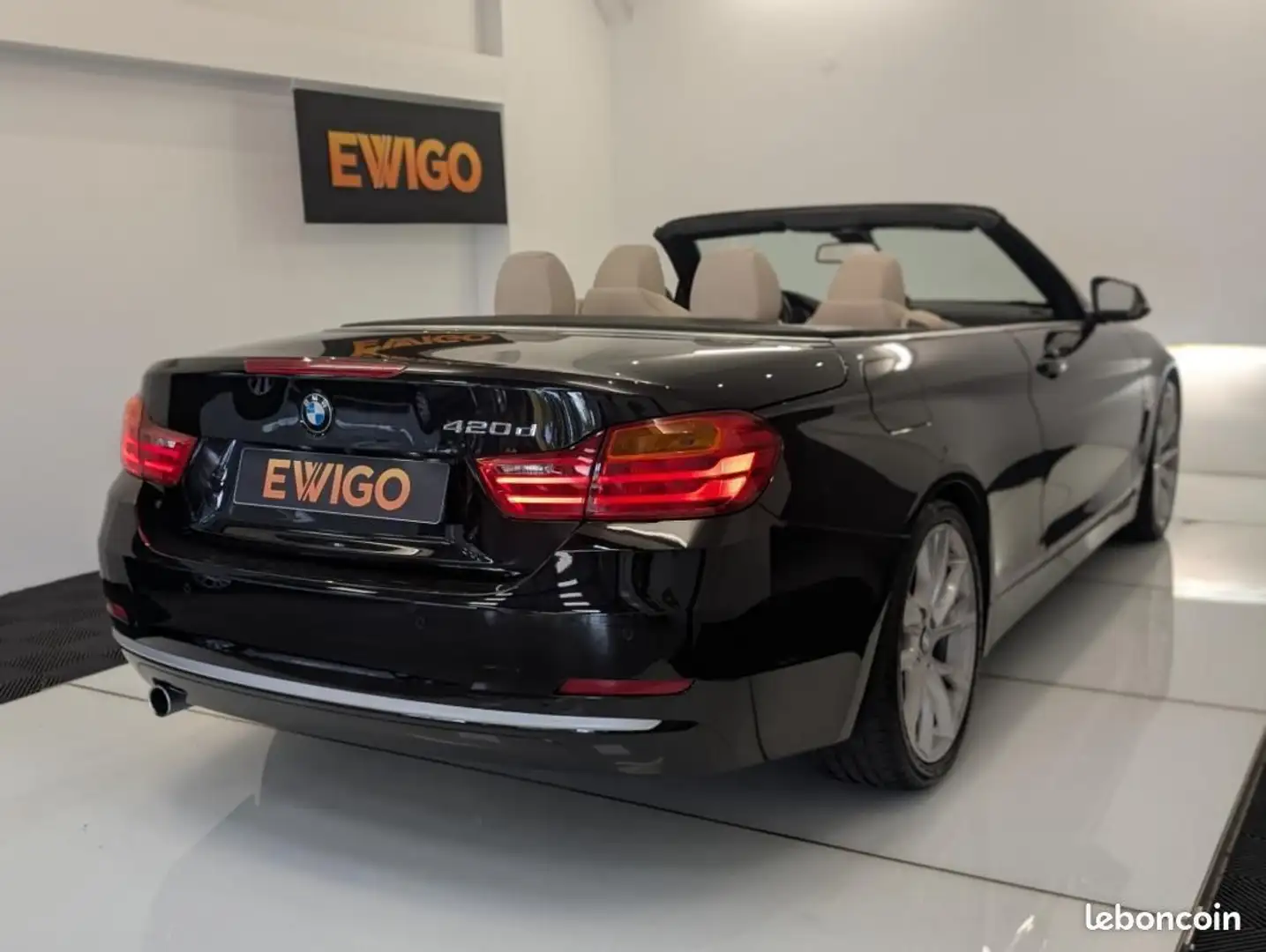 BMW 420 CABRIOLET 420dA 184ch MODERN BVA8 Noir - 2