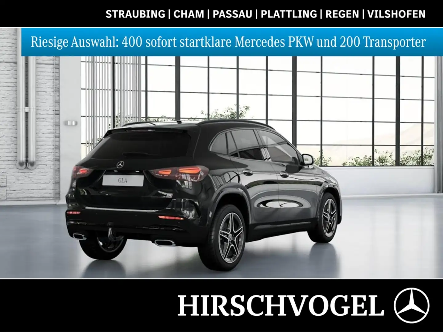 Mercedes-Benz GLA 200 EDITION AMG-Line+Night+AHK+DISTR+KEYLESS Schwarz - 1