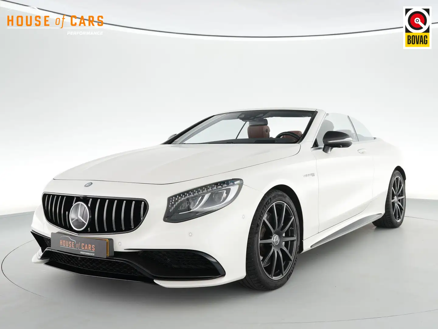 Mercedes-Benz S 63 AMG S63 Cabrio 585pk 4Matic |dealer onderhouden|Carbon Blanc - 1