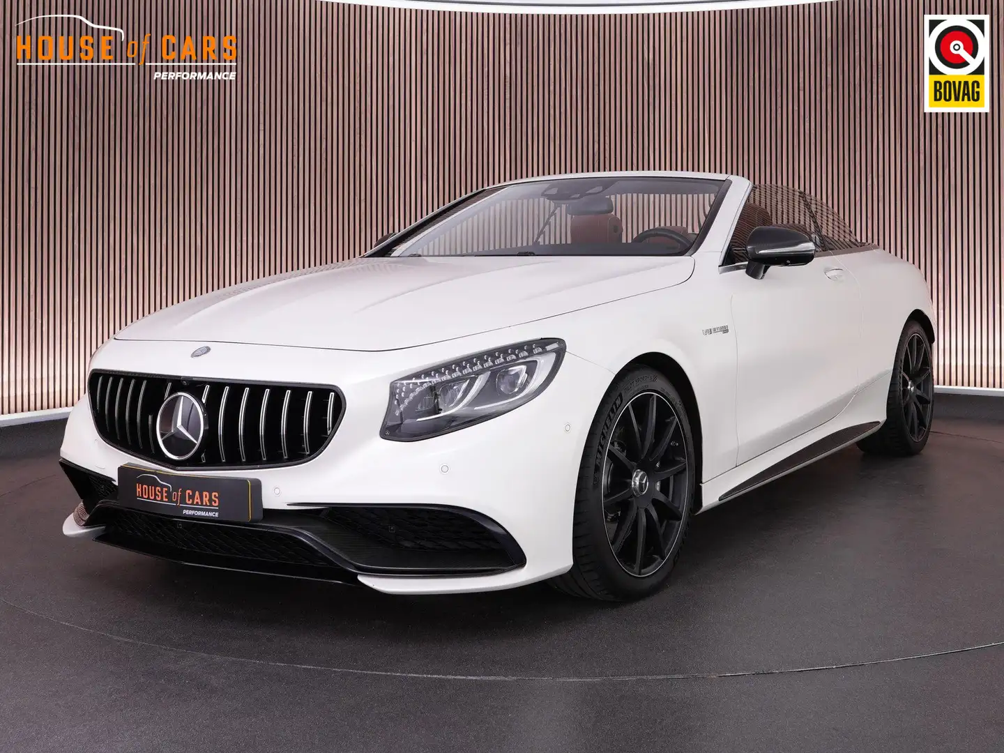 Mercedes-Benz S 63 AMG S63 Cabrio 585pk 4Matic |dealer onderhouden|Carbon Blanco - 1