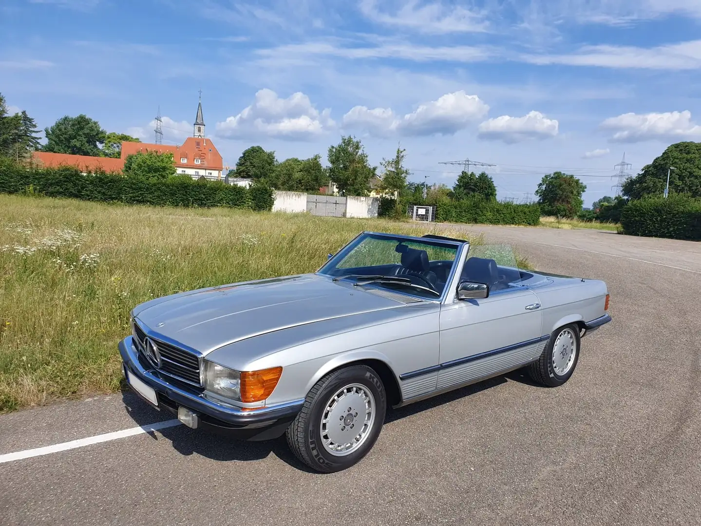Mercedes-Benz 280 SL R107 Leder Hardtop Argent - 2