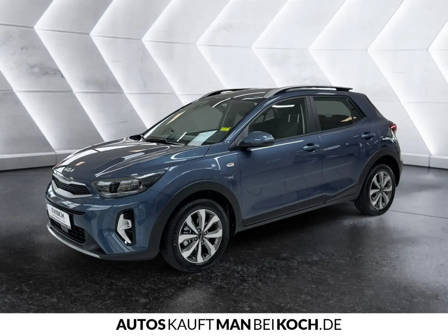Kia Stonic 1.0 T-GDI DCT APP LED ALU KLIMAA KAM SH Bleu - 2