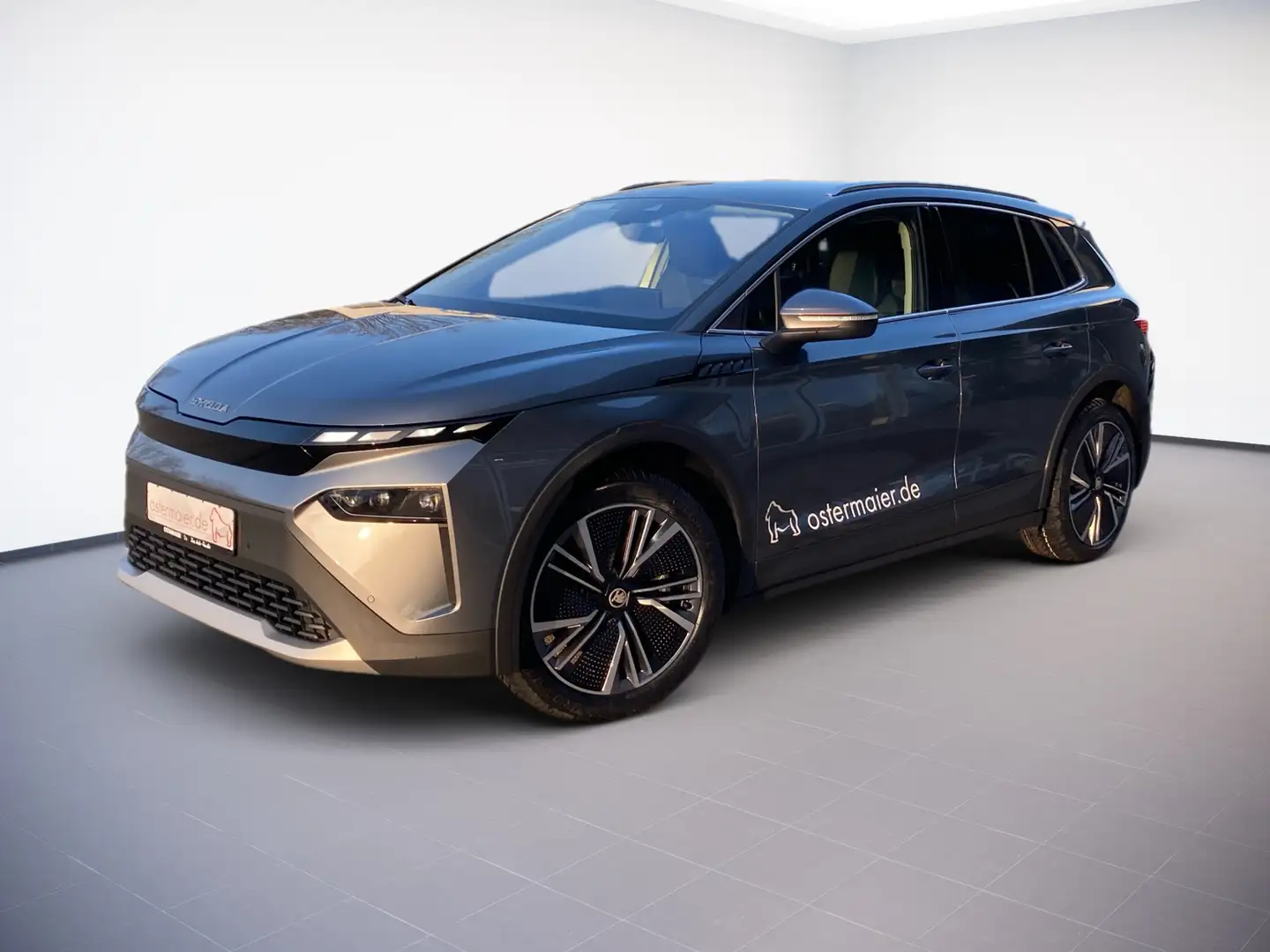 Skoda Elroq 85 AHK.PLUS.WINTER.WÄRMEPUMPE.20 ALU.LAGER! Grau - 2
