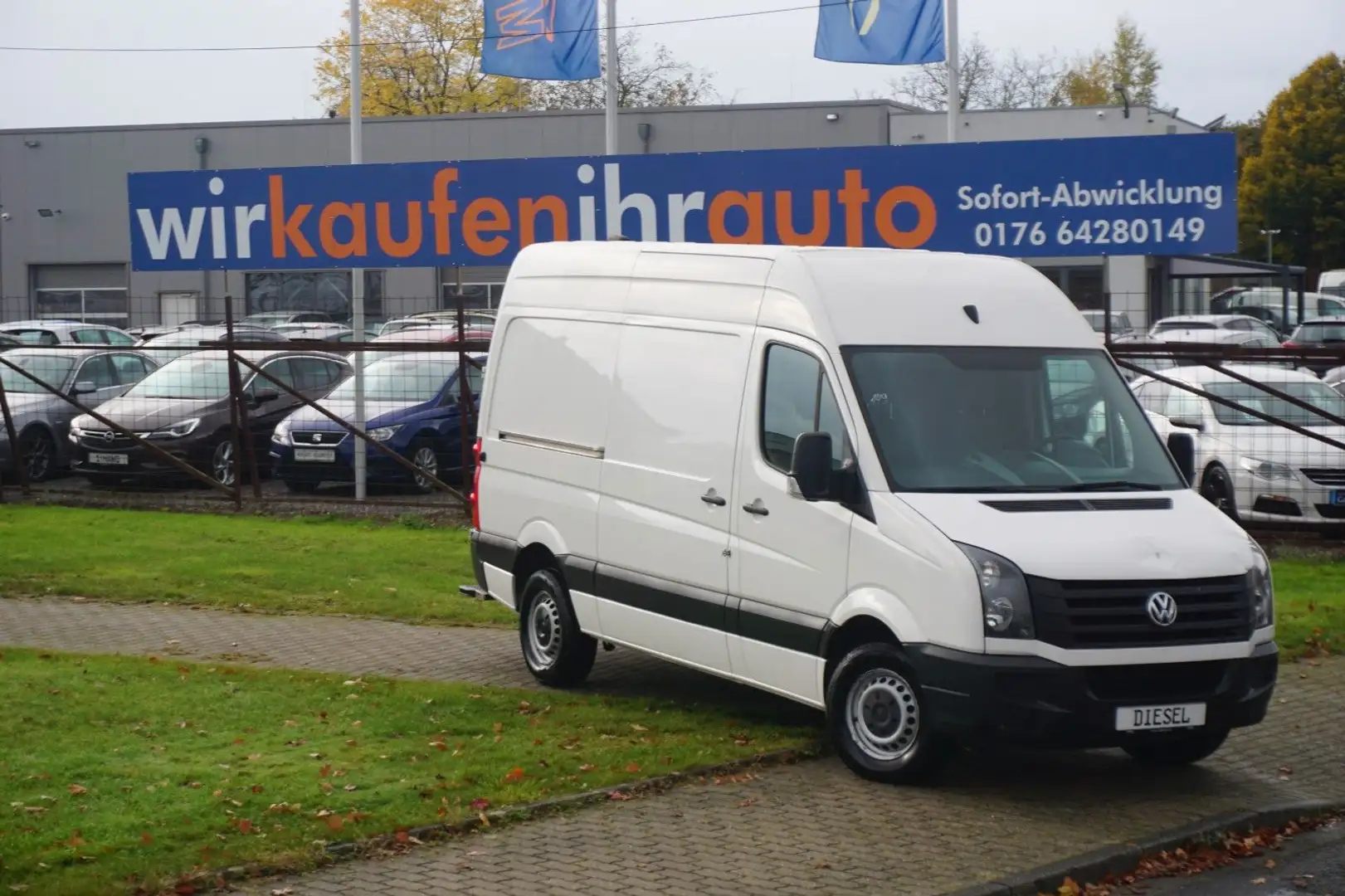 Volkswagen Crafter 35 mittel L2H2 Hochdach*AUSTAUSCHMOTOR Weiß - 1