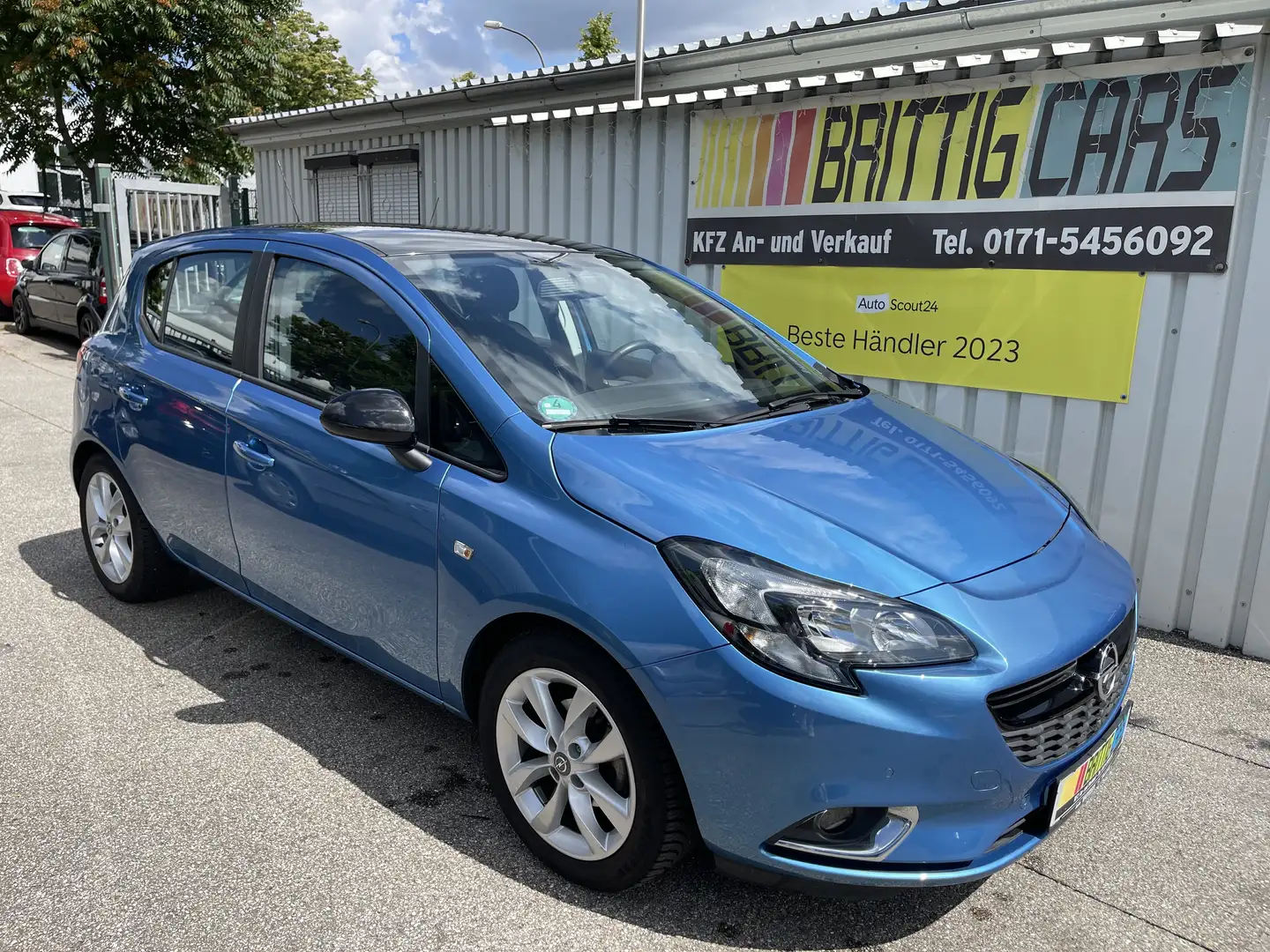 Opel Corsa 1.4 Edition*Orig 22 TKM* 1. HAND* Azul - 1