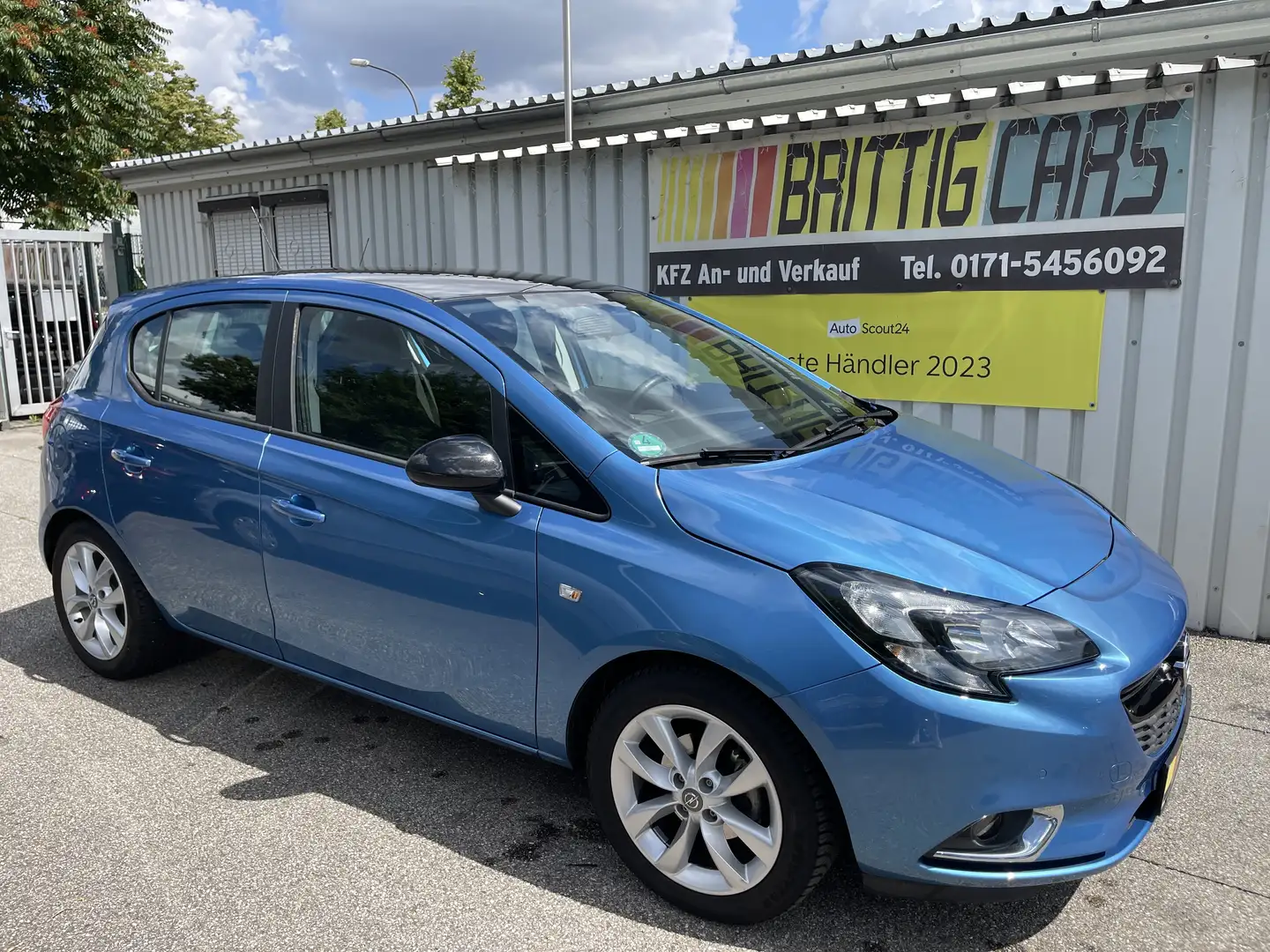 Opel Corsa 1.4 Edition*Orig 22 TKM* 1. HAND* Azul - 2