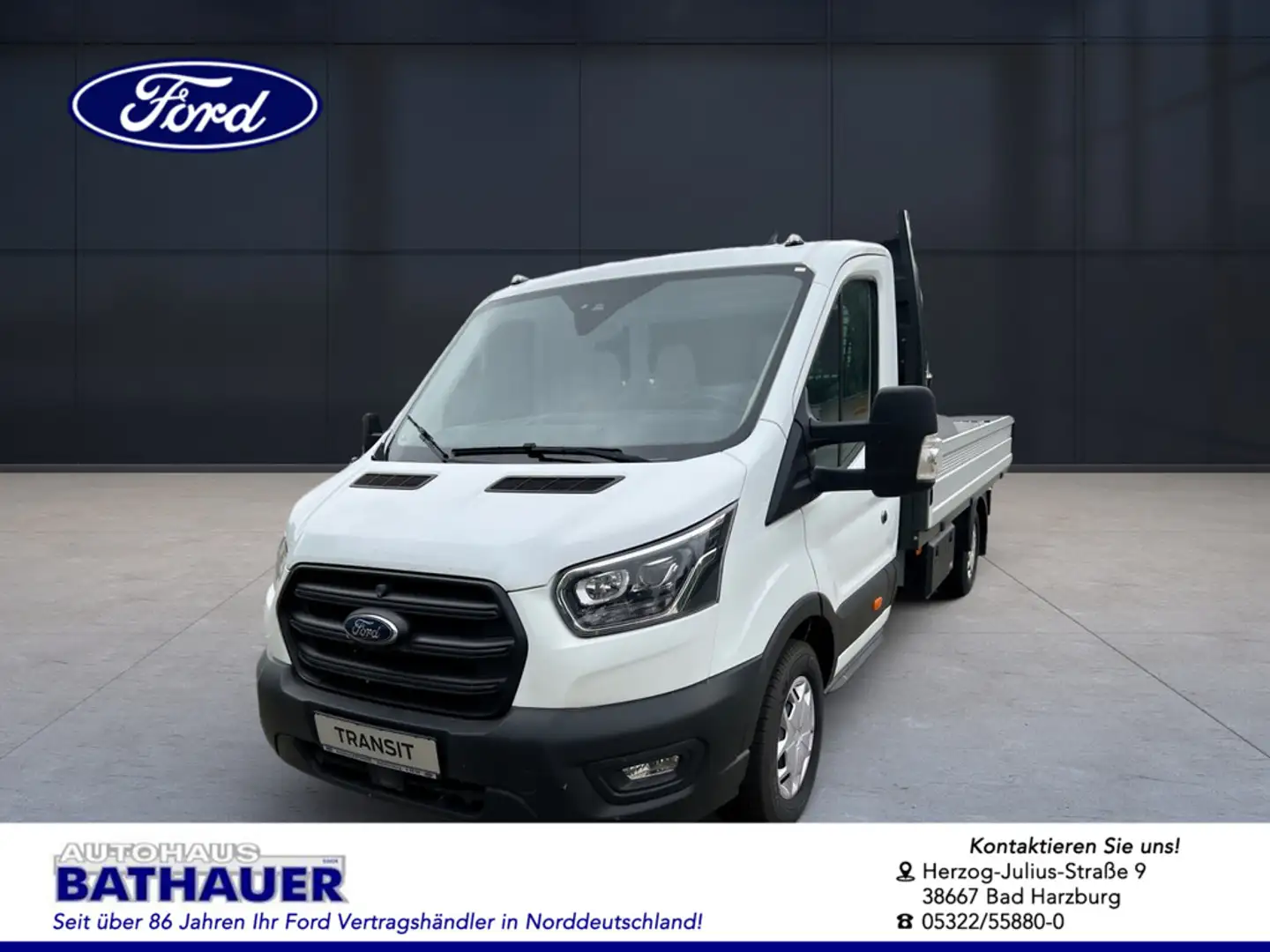Ford Transit FT 350 TTS 2.0 TDCi DPF 350 L3 Heavy Dut Blanc - 1