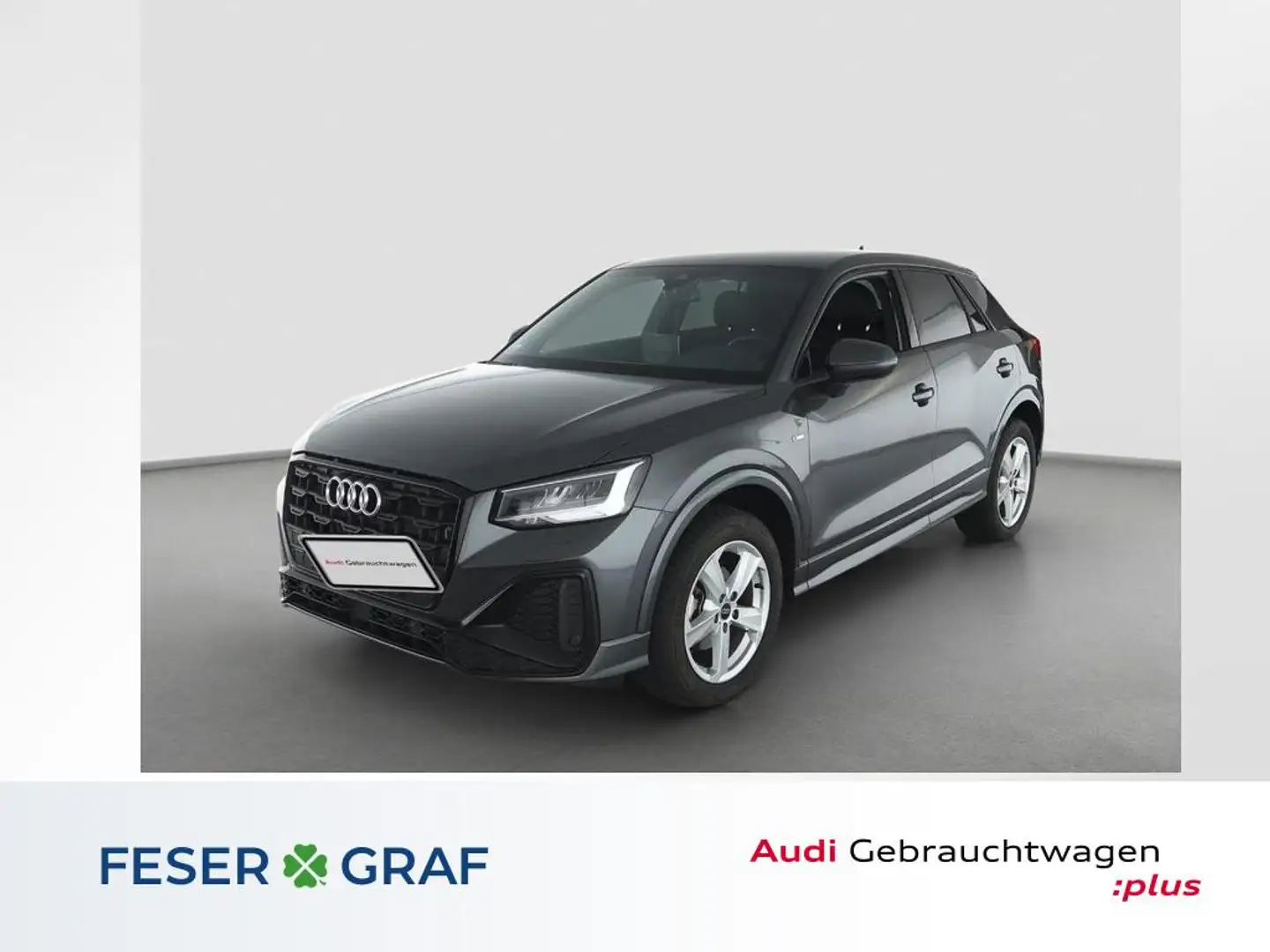 Audi Q2 35 TFSI 2x S line /LED/Leder/AHK/Kamera Grau - 1