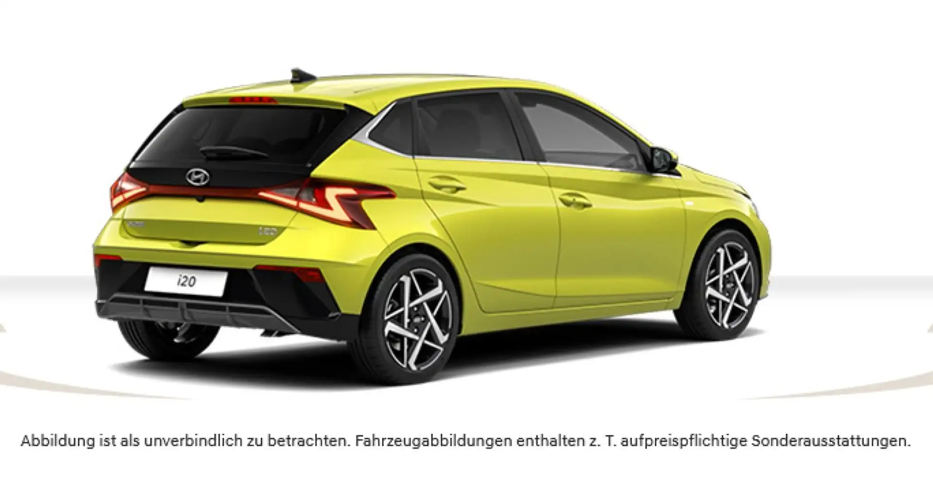 Hyundai i20 Prime*inkl.WinterRäd*AssistP*DachSchwarz*Sma Schwarz - 2