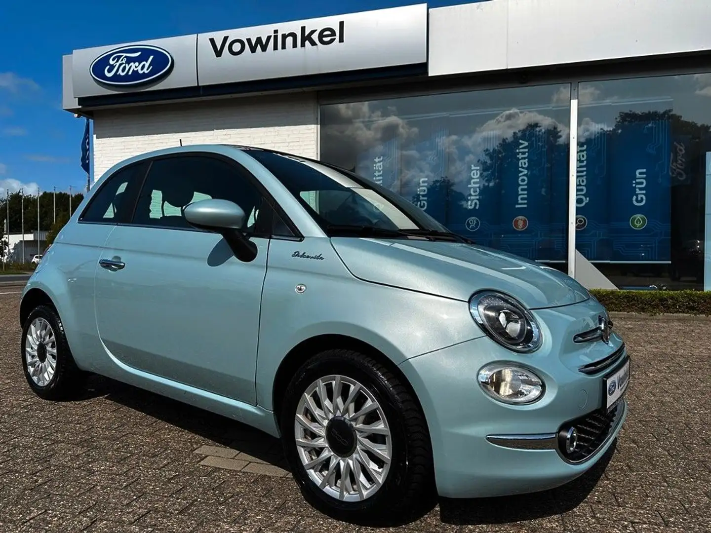 Fiat 500 Dolcevita Allwrr+DAB+NAVI+PANO+PDC+Klima Grün - 2