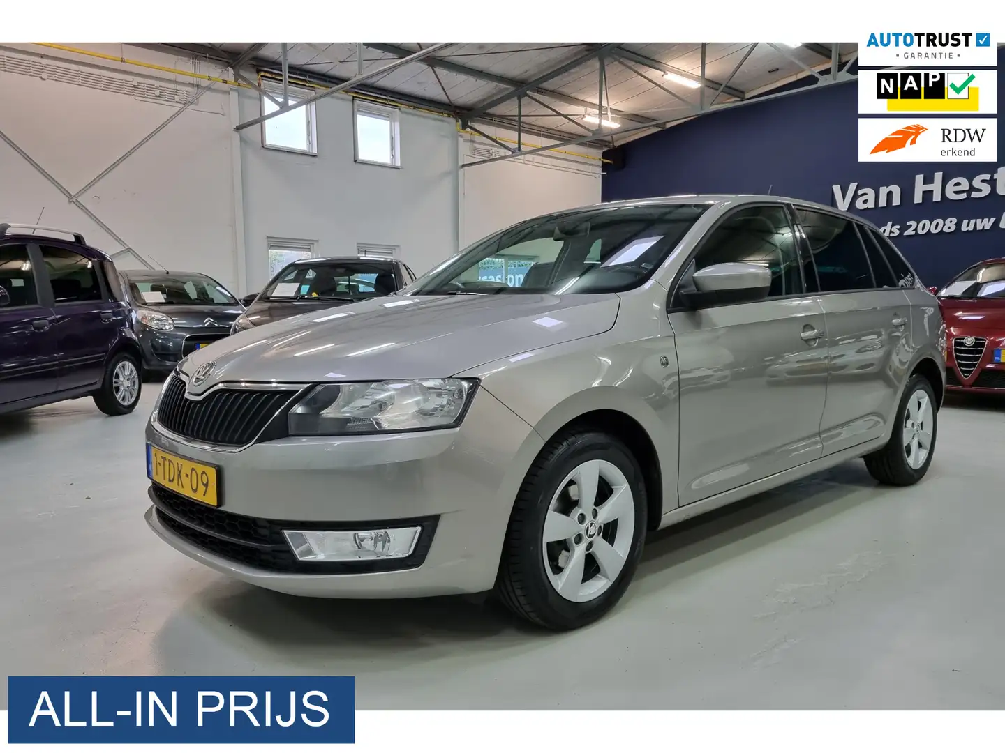 Skoda Rapid/Spaceback 1.2 TSI Greentech Ambition Businessline Pro ✅NETTE Beige - 1
