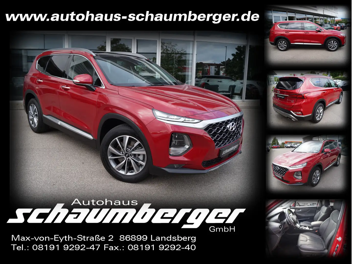 Hyundai SANTA FE 2.4 GDI Aut. 4WD Style * Panorama* 1.Hd Rot - 1