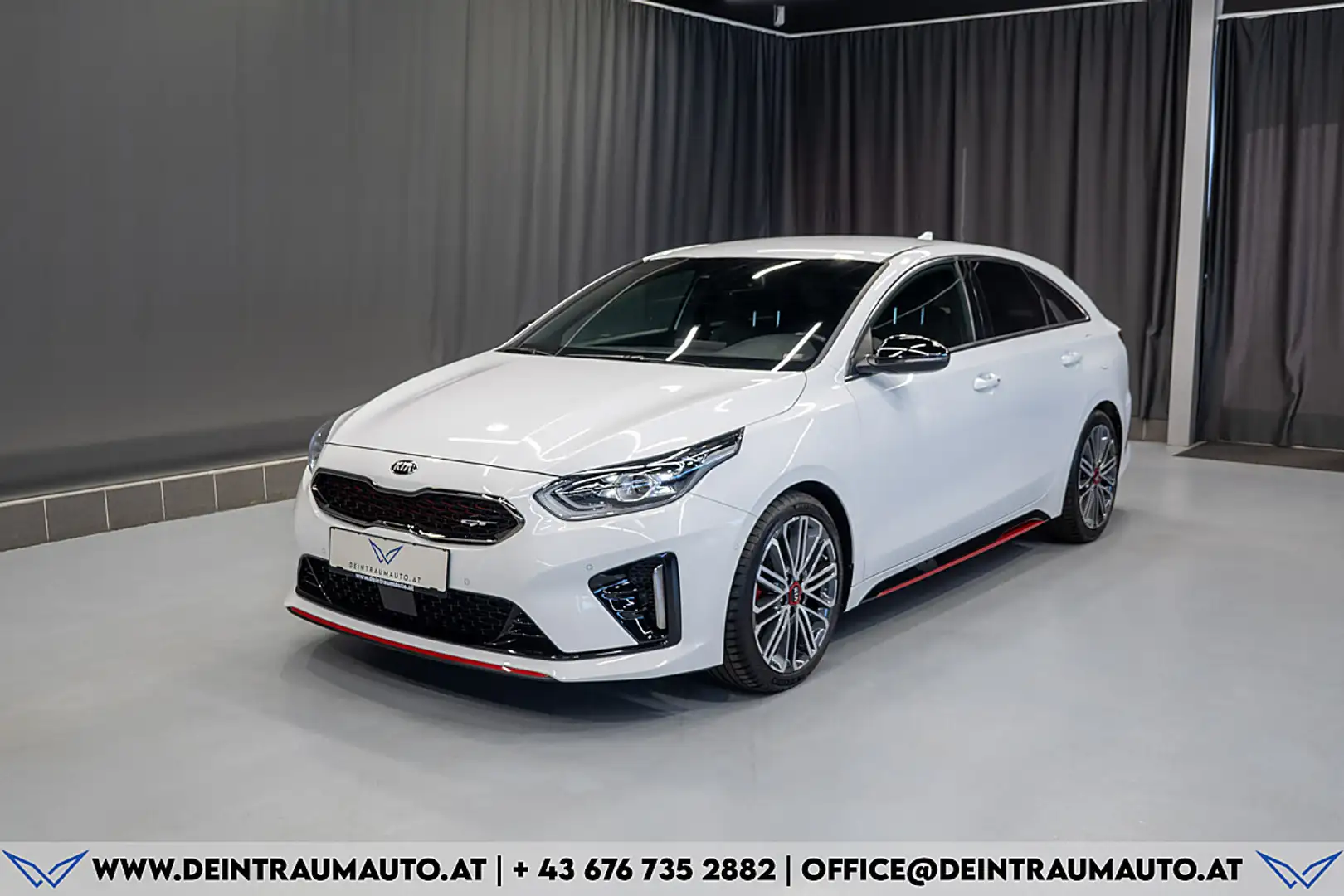 Kia ProCeed / pro_cee'd Proceed 1,6 TGDI GPF GT DCT Aut.*1.BESITZ*GARAN... Weiß - 1