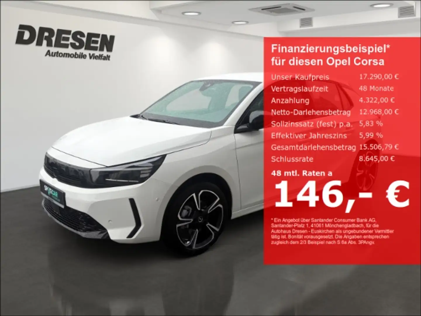 Opel Corsa F GS 1,2 Sitzheizung/PDC vorne&hinten/Carplay/LED Weiß - 1