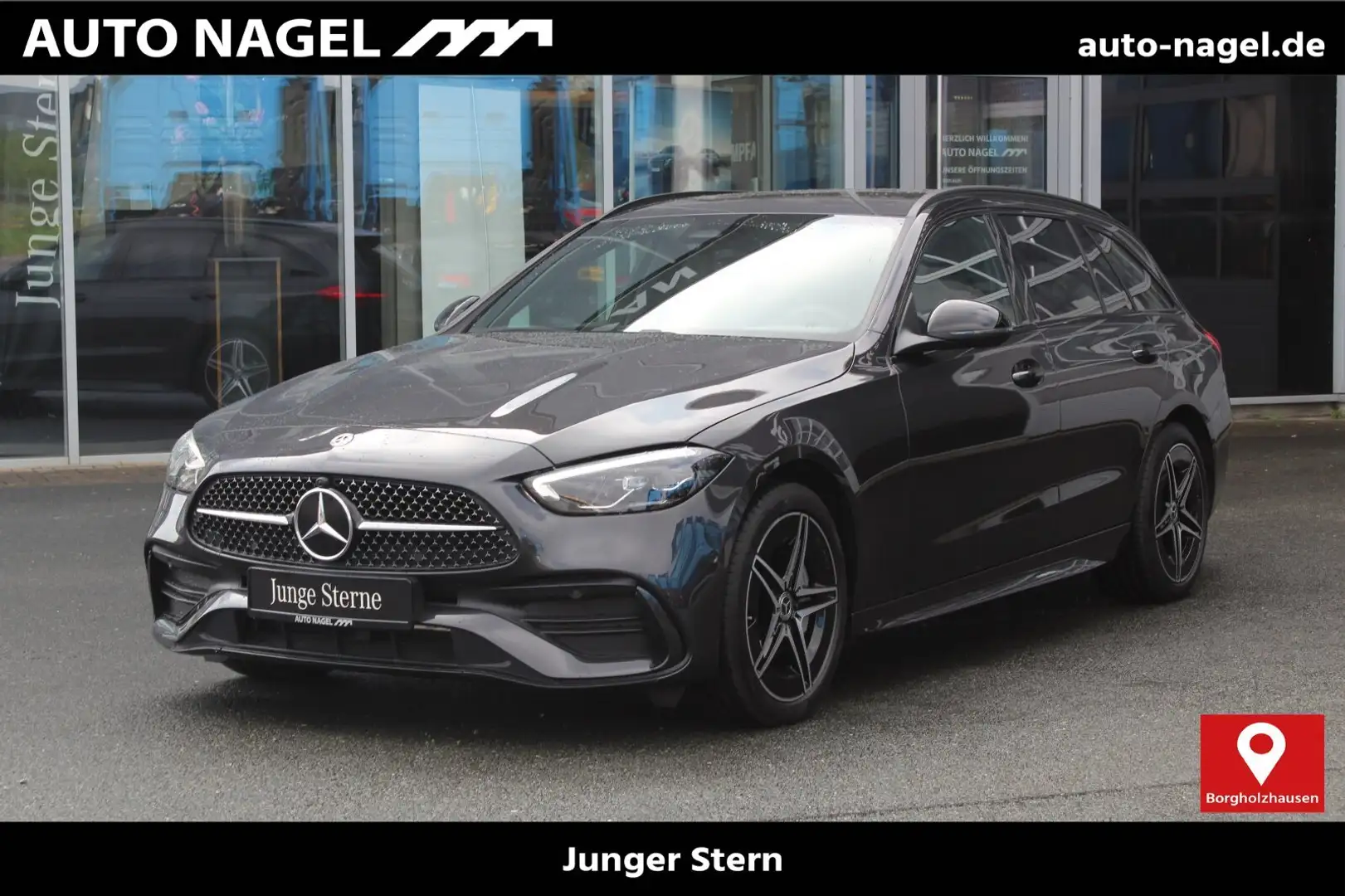 Mercedes-Benz C 300 C 300 T e AMG AHK+NIGHT+LED+NAVI+KAMERA+SOUNDS.+ Grau - 1