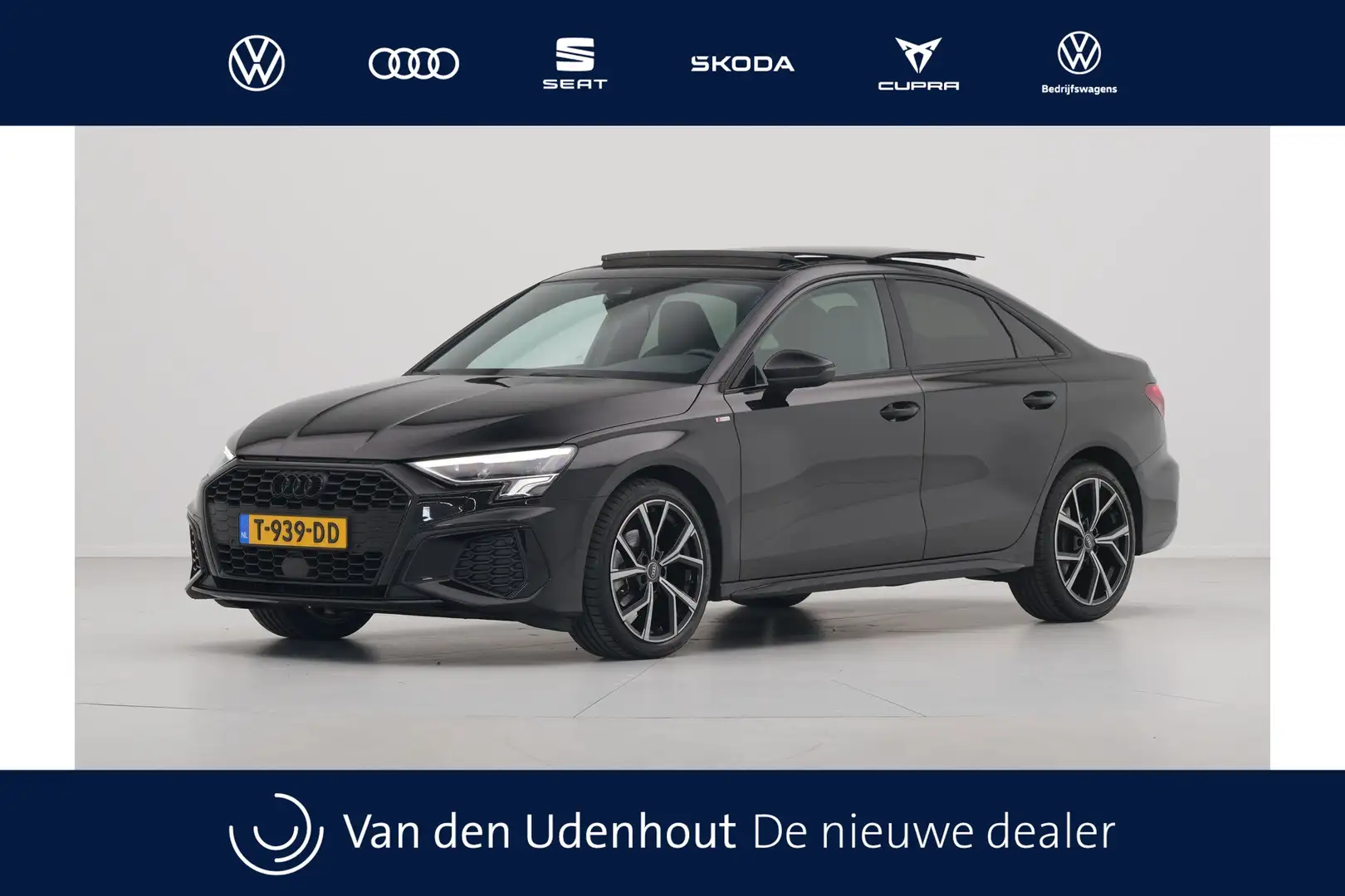 Audi A3 Limousine 35 TFSI 150pk S-Tronic S-Line edition Pa Zwart - 1