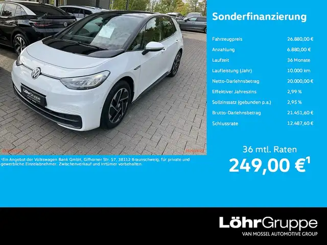 2023 Volkswagen Id.3 in White for sale