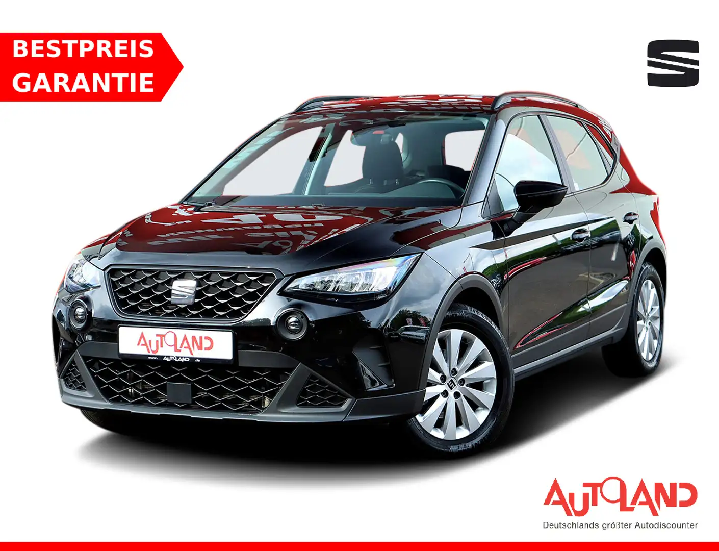 SEAT Arona 1.0 TSI Style LED PDC Tempomat DAB Schwarz - 1